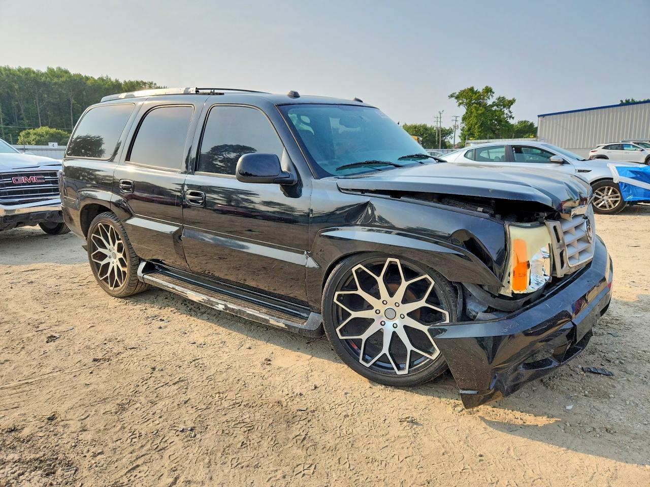 2005 Cadillac Escalade Black vin: 1GYEK63N85R139915