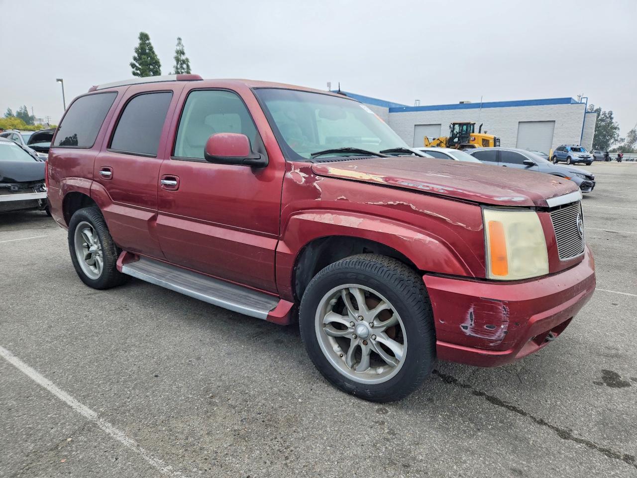 2002 Cadillac Escalade Luxury Burgundy vin: 1GYEK63N92R289916