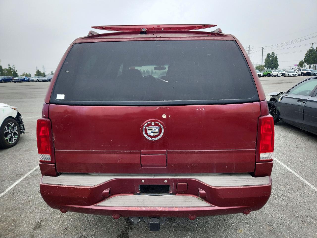 2002 Cadillac Escalade Luxury Burgundy vin: 1GYEK63N92R289916
