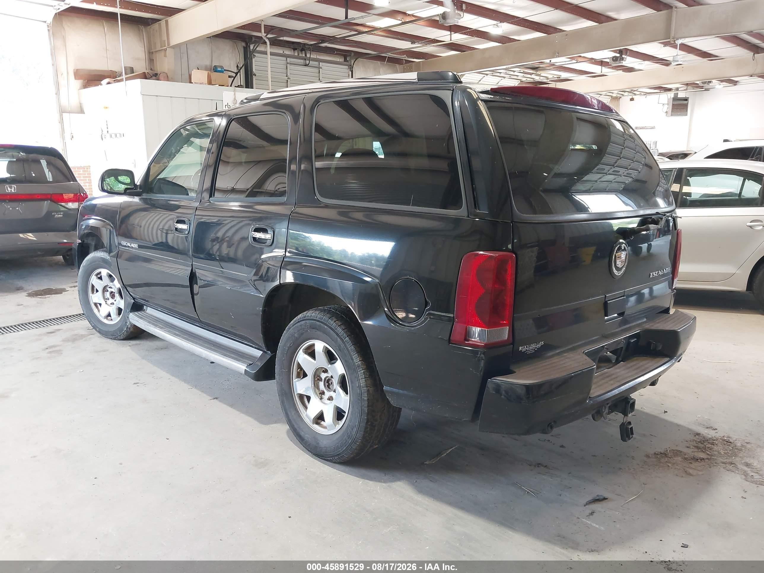 2004 Cadillac Escalade Standard Черный vin: 1GYEK63N94R218962