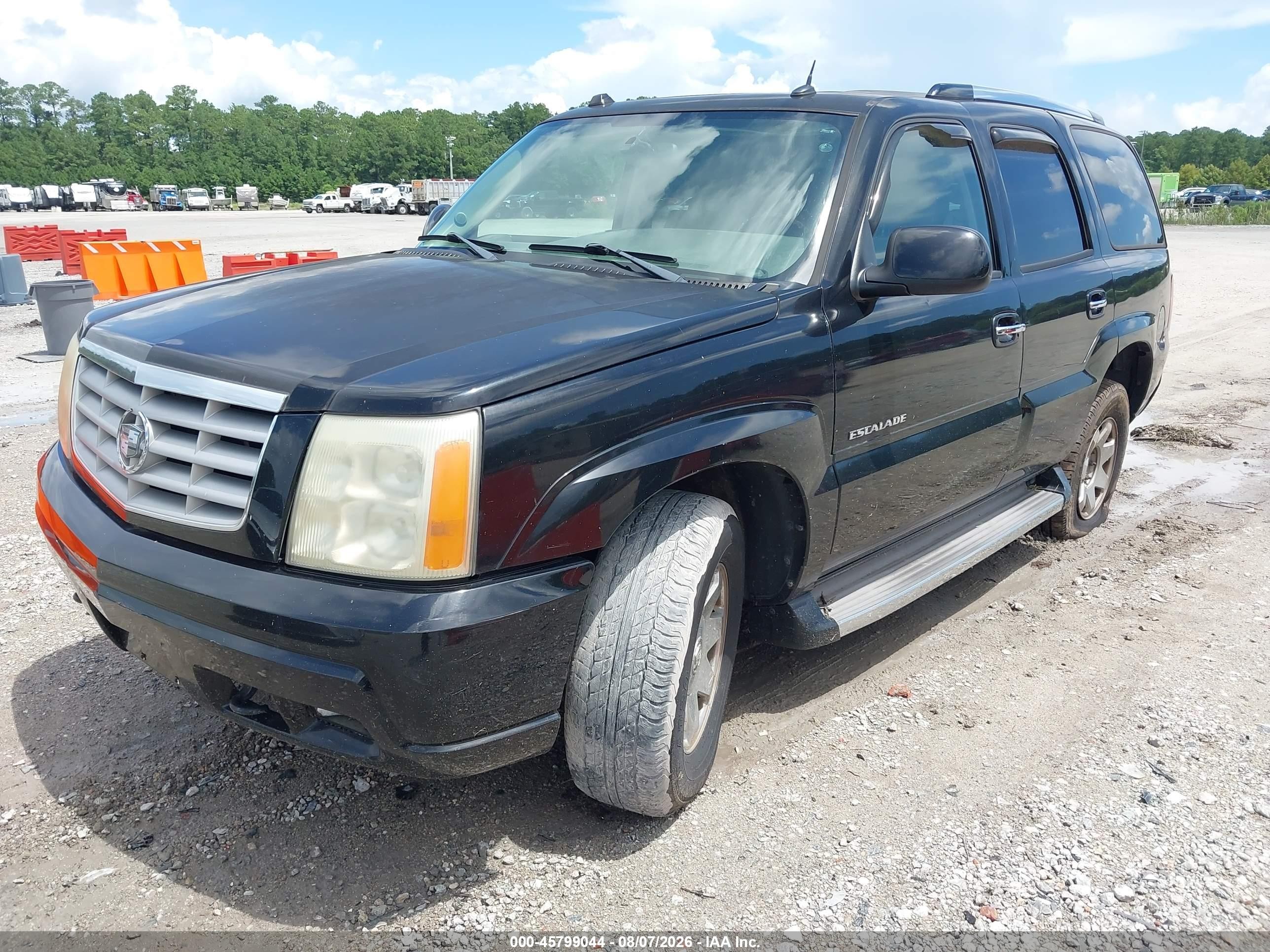 2005 Cadillac Escalade Standard Black vin: 1GYEK63N95R129507