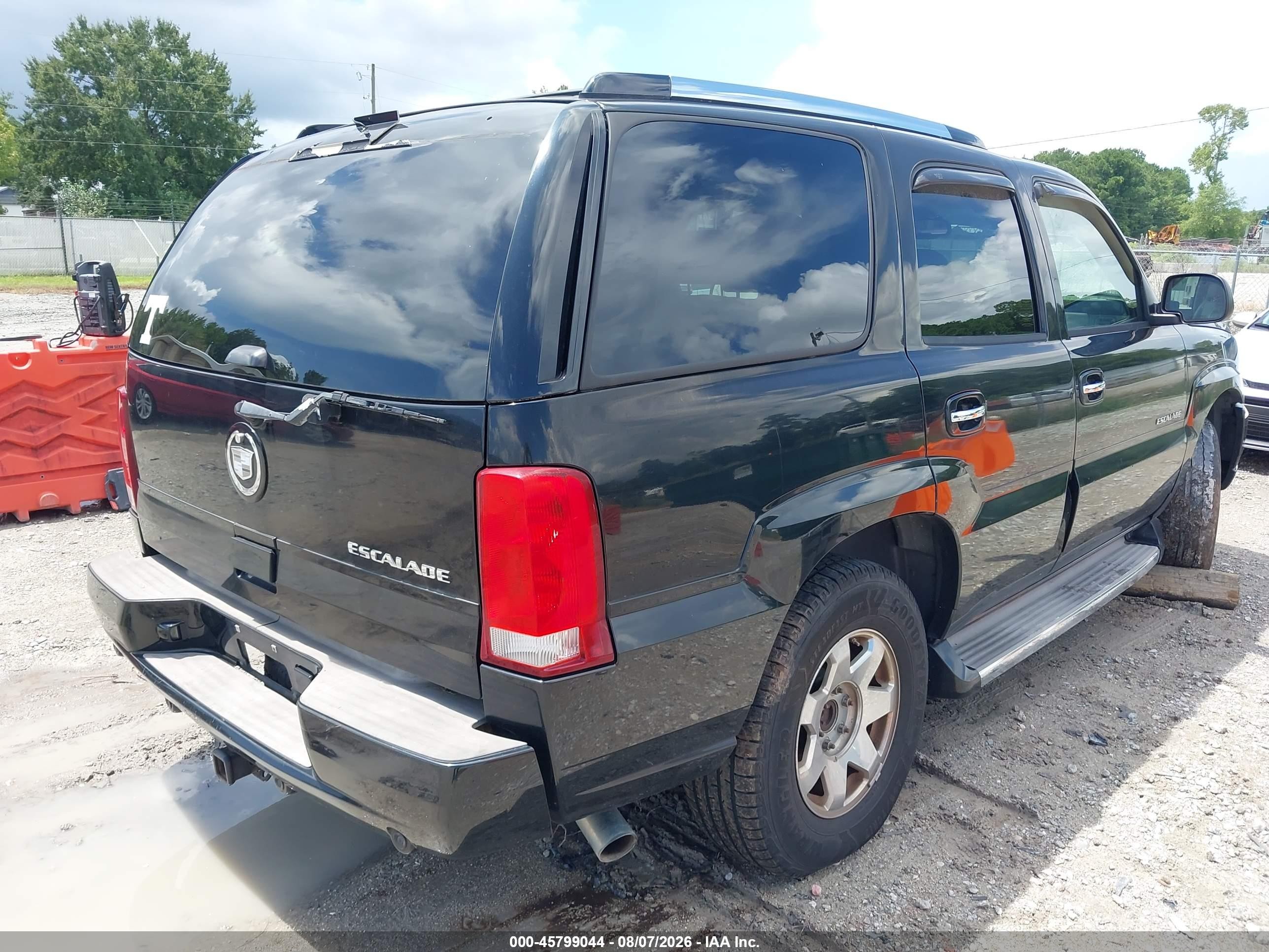 2005 Cadillac Escalade Standard Black vin: 1GYEK63N95R129507