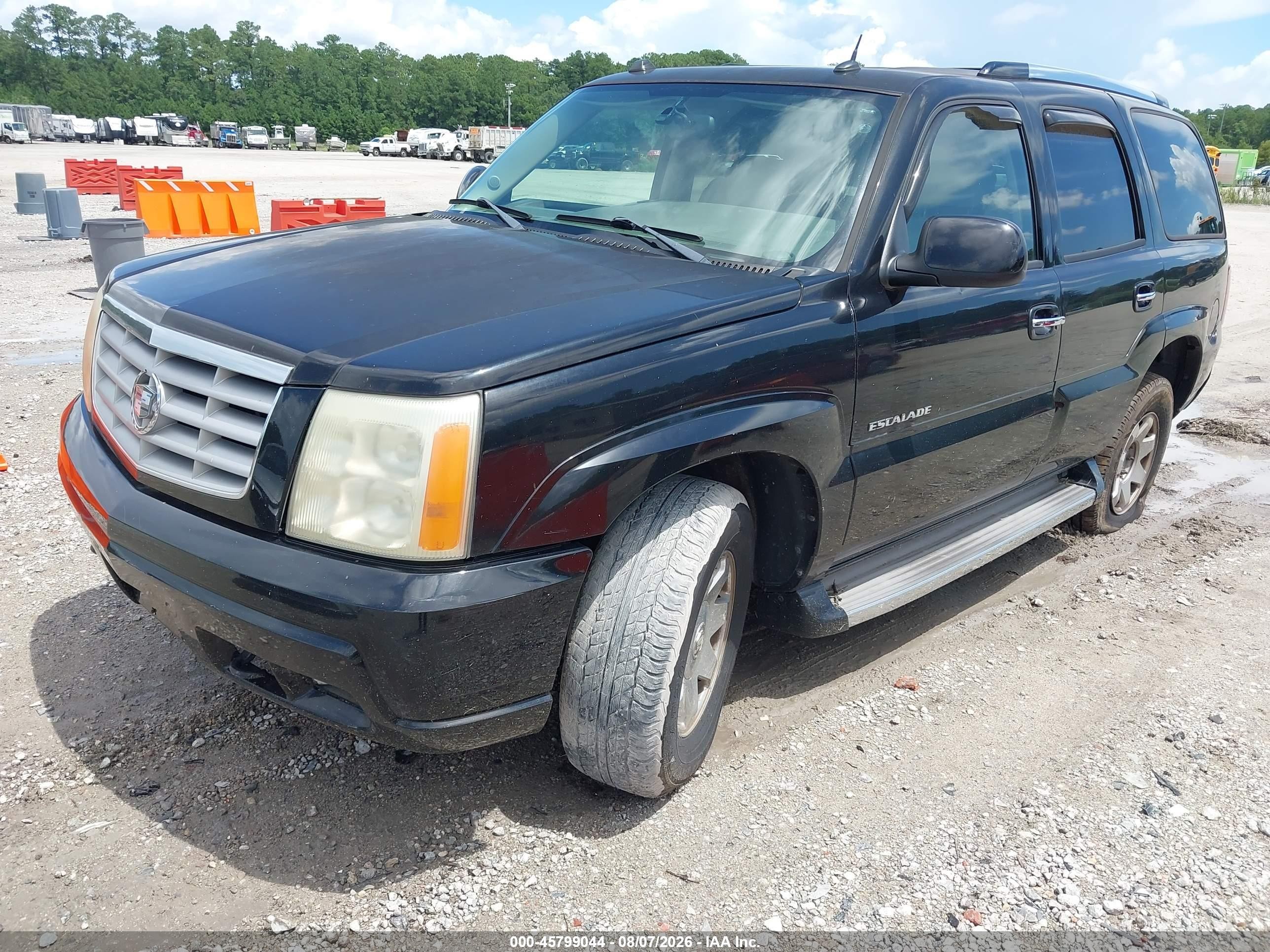 2005 Cadillac Escalade Standard Black vin: 1GYEK63N95R129507