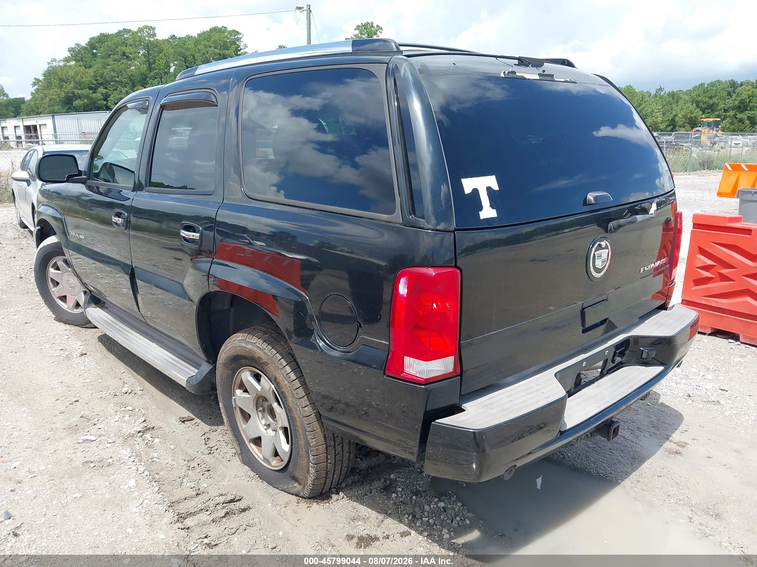 2005 Cadillac Escalade Standard Black vin: 1GYEK63N95R129507