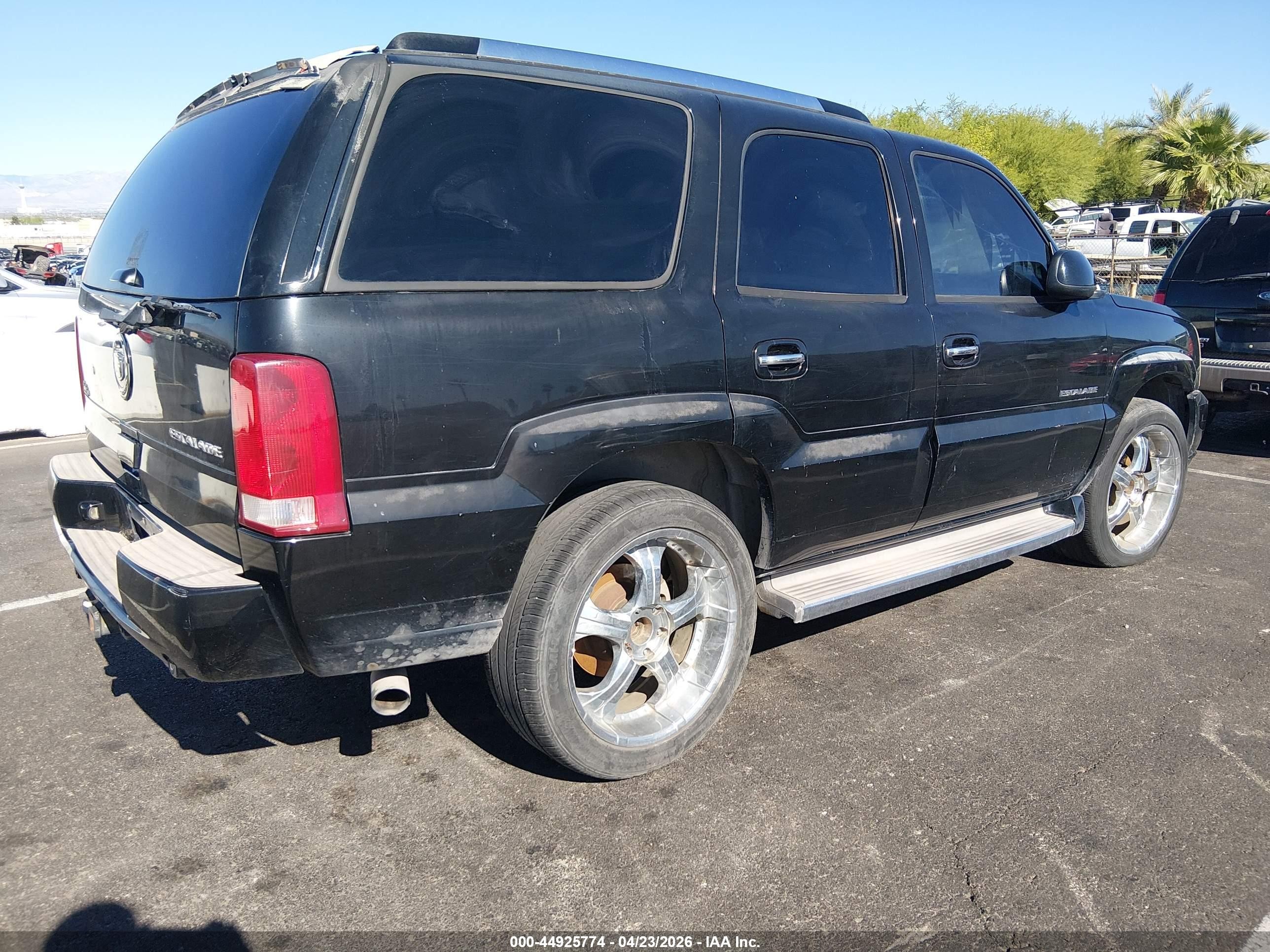 2005 Cadillac Escalade Standard Black vin: 1GYEK63N95R181249