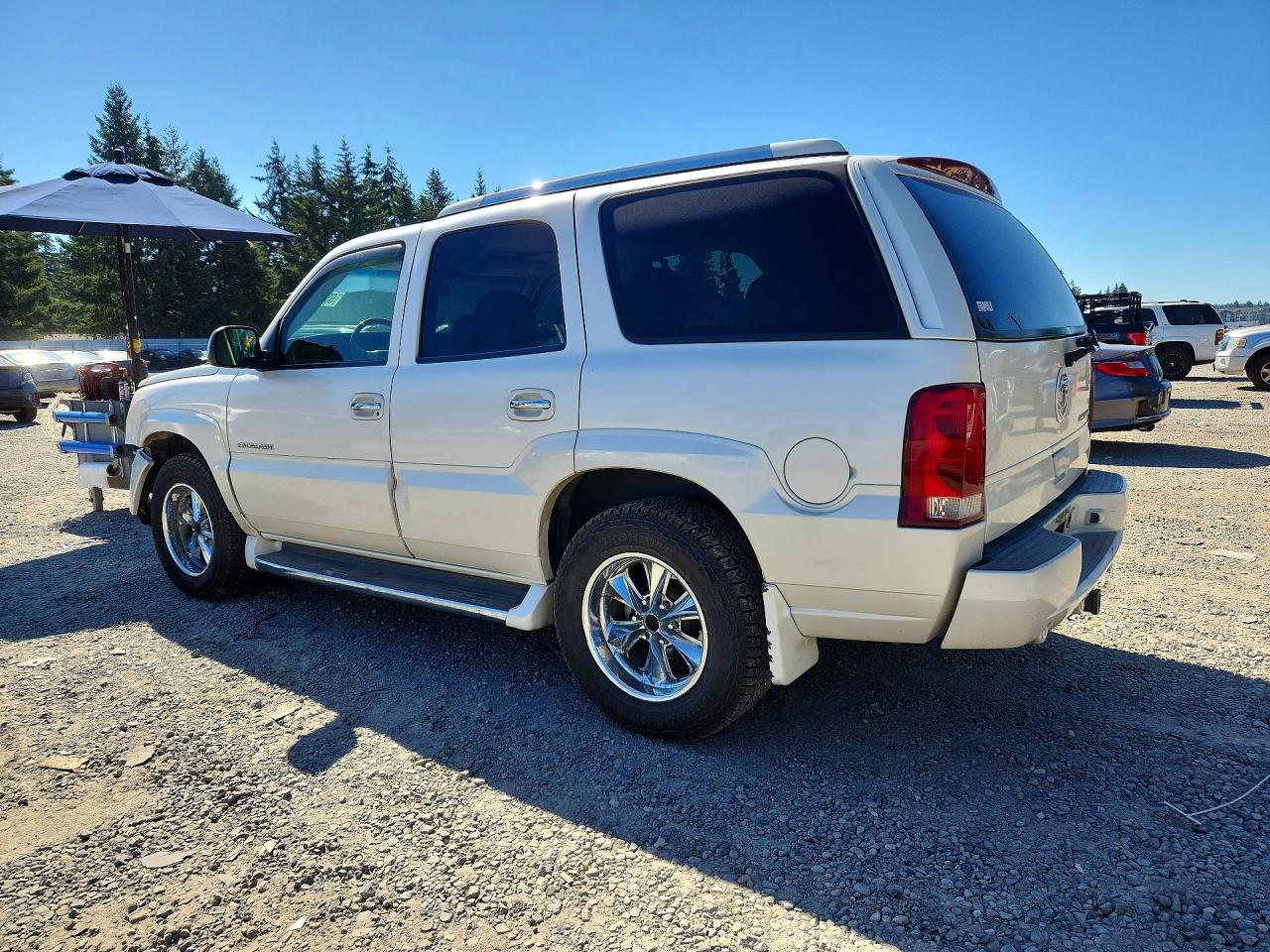 2002 Cadillac Escalade Luxury White vin: 1GYEK63NX2R156484