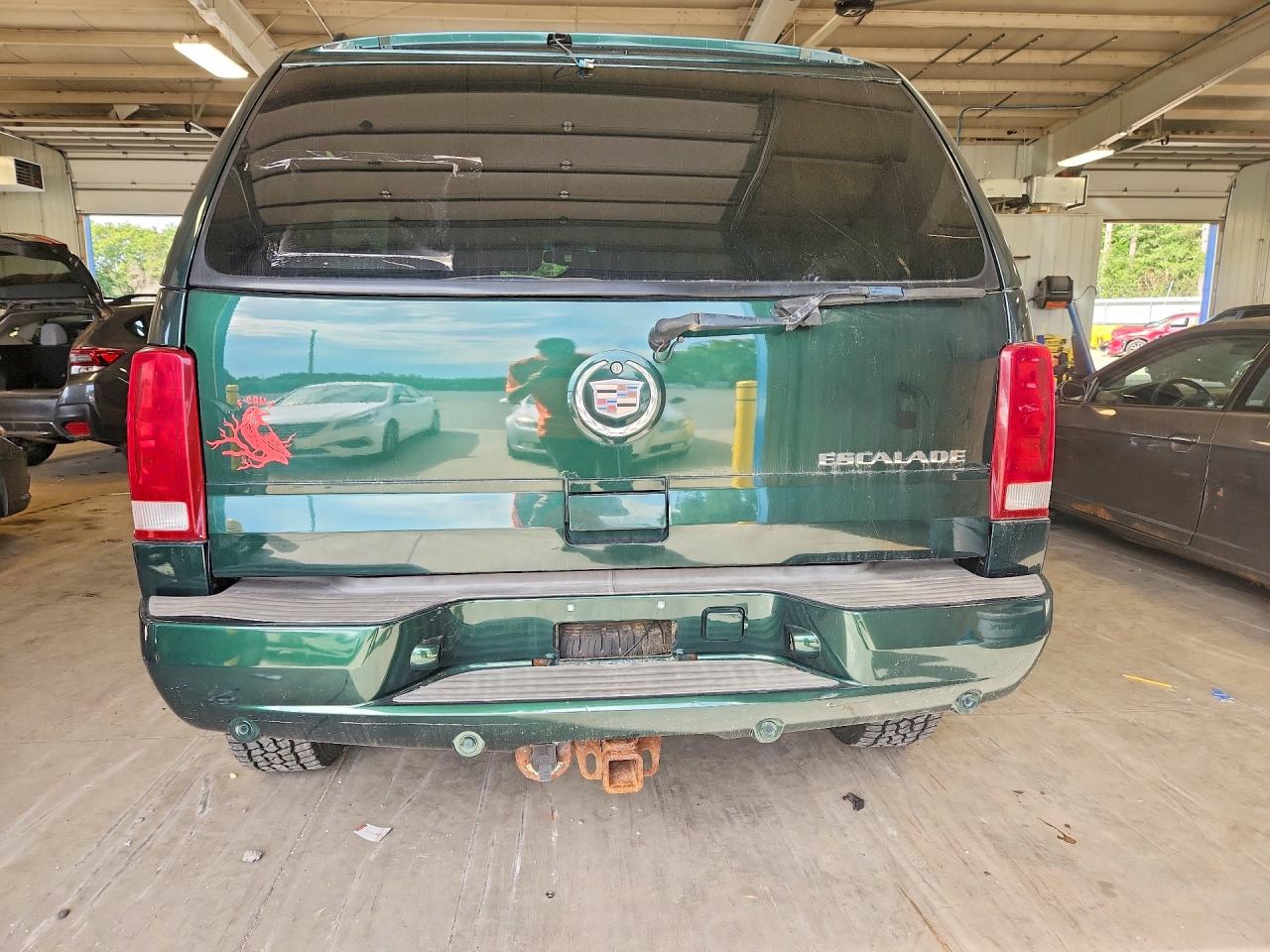 2002 Cadillac Escalade Luxury Green vin: 1GYEK63NX2R174760