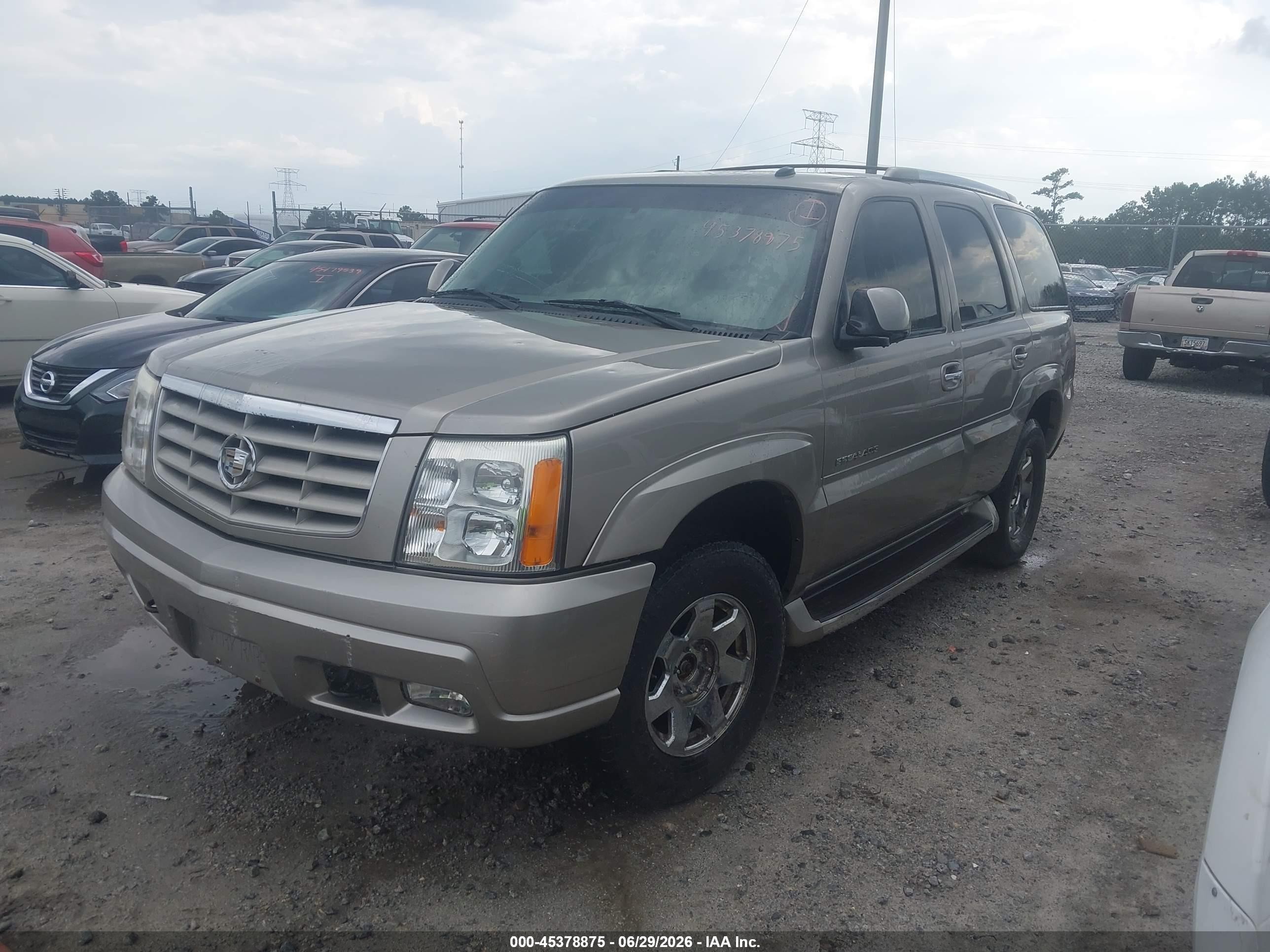 2003 Cadillac Escalade Standard Beige vin: 1GYEK63NX3R163064