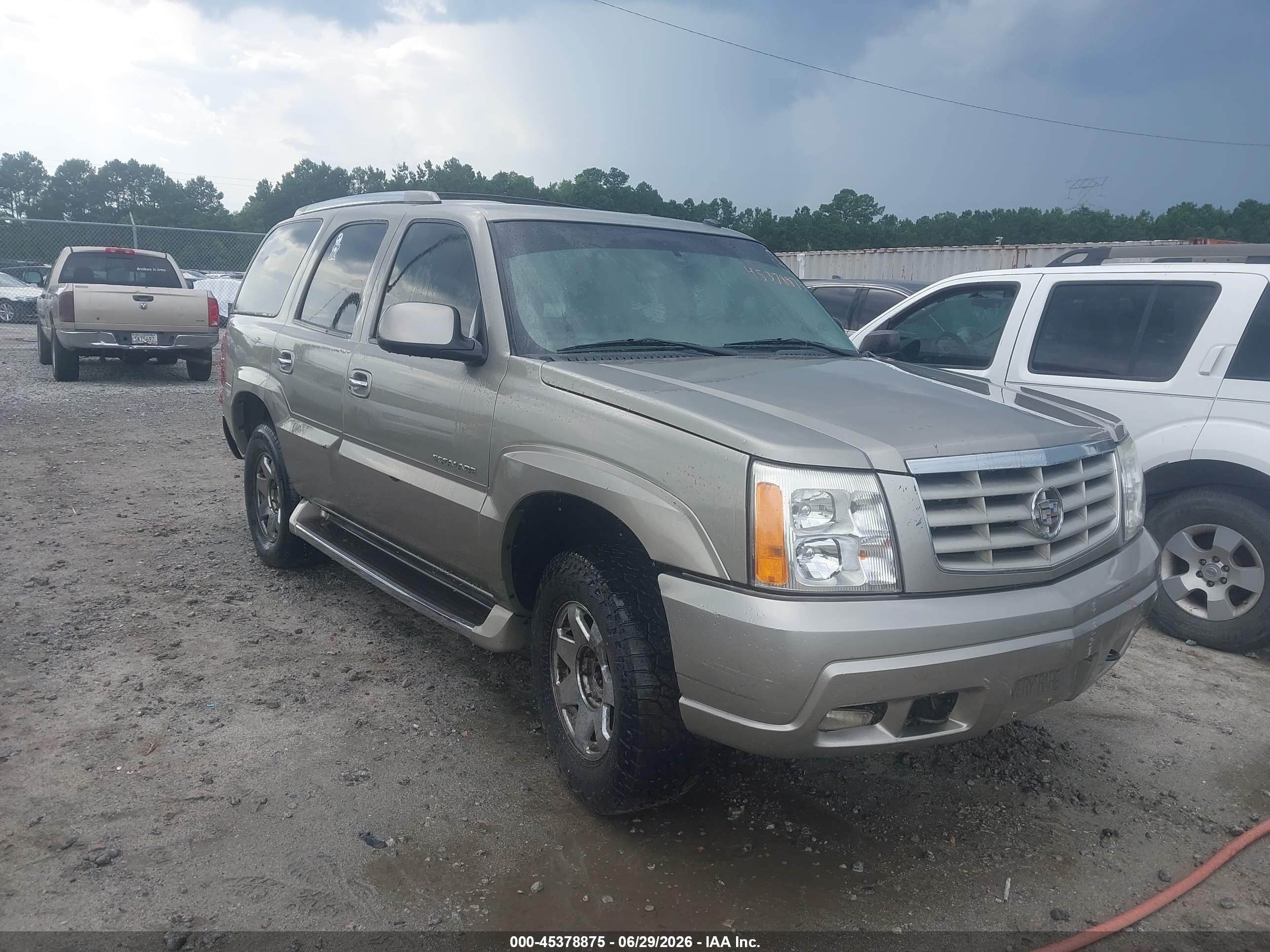 2003 Cadillac Escalade Standard Beige vin: 1GYEK63NX3R163064
