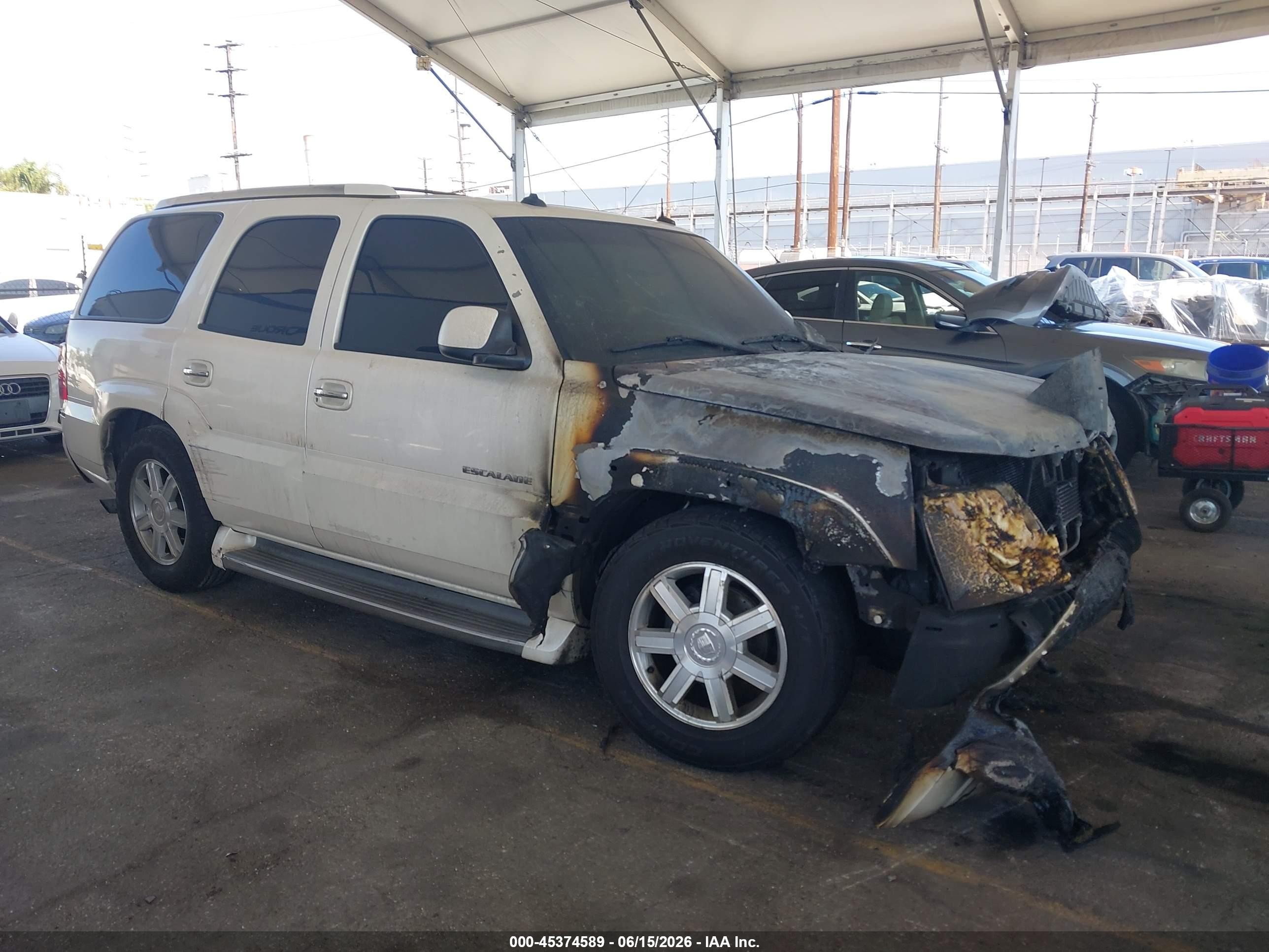 2003 Cadillac Escalade Standard Cream vin: 1GYEK63NX3R314162