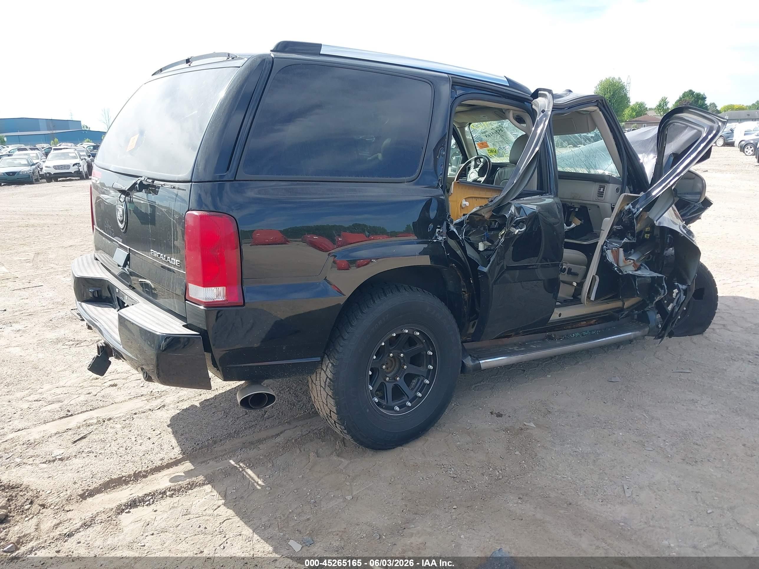 2004 Cadillac Escalade Standard Black vin: 1GYEK63NX4R321307