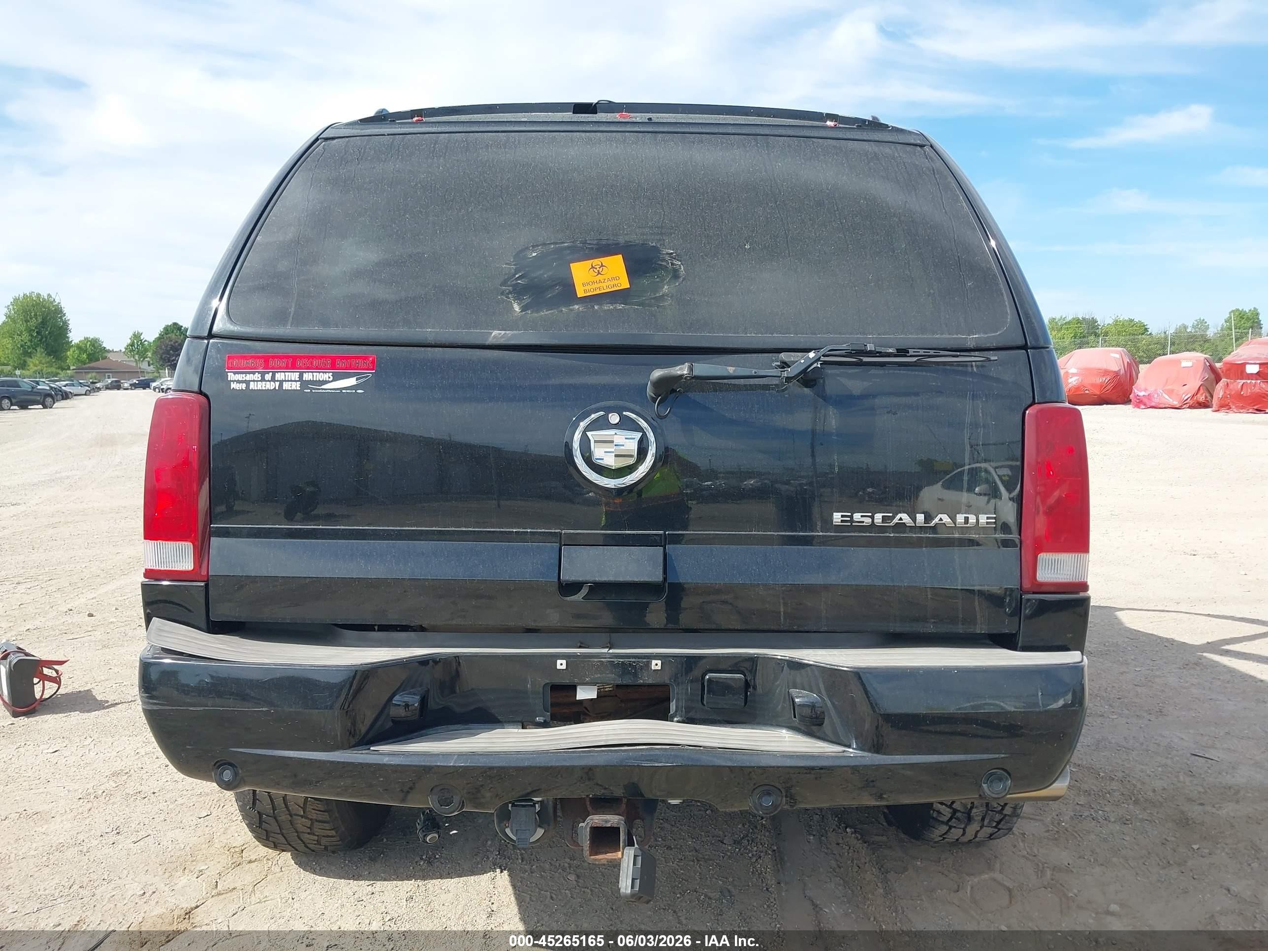 2004 Cadillac Escalade Standard Black vin: 1GYEK63NX4R321307