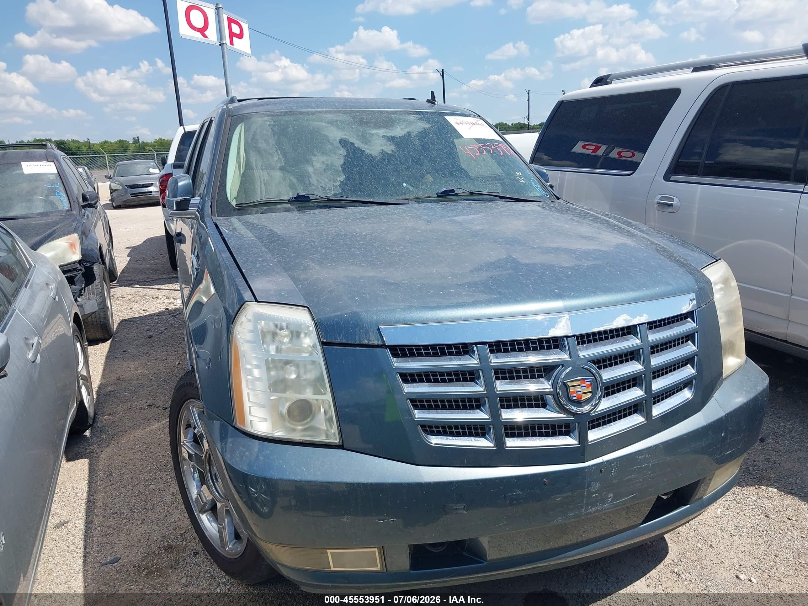 2009 Cadillac Escalade Standard Blue vin: 1GYFC23259R114508