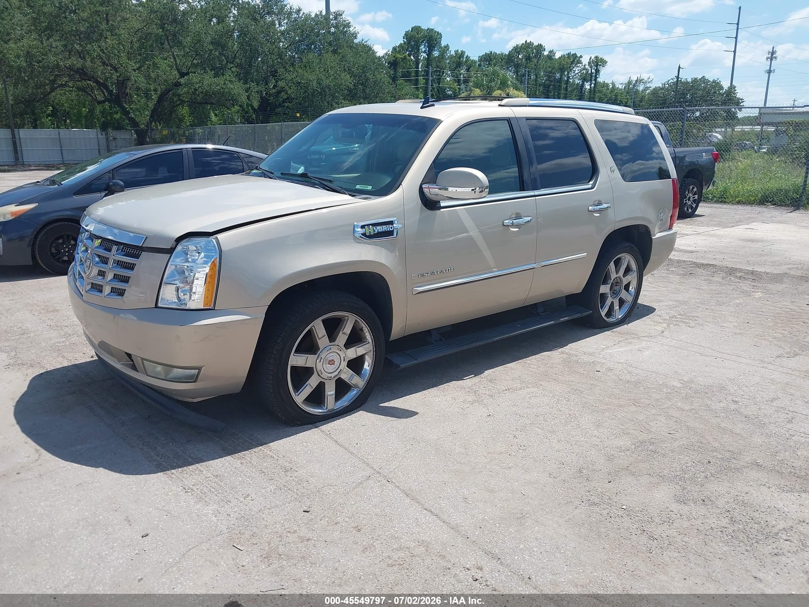 2009 Cadillac Escalade Hybrid Standard Gold vin: 1GYFC43549R113985