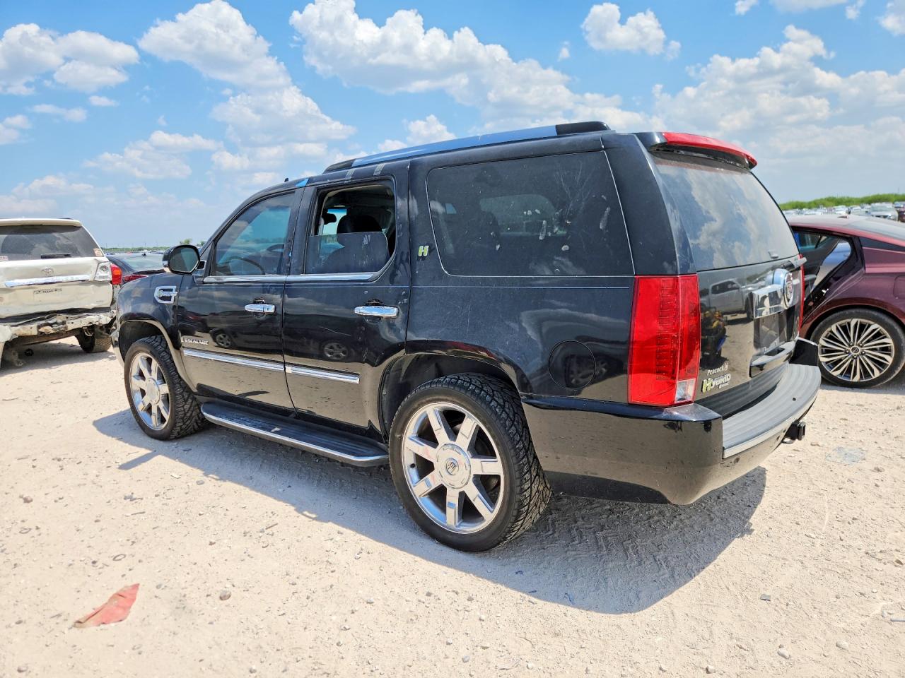 2009 Cadillac Escalade Hybrid Black vin: 1GYFC43579R197834