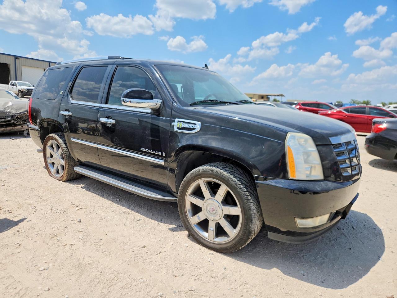 2009 Cadillac Escalade Hybrid Black vin: 1GYFC43579R197834