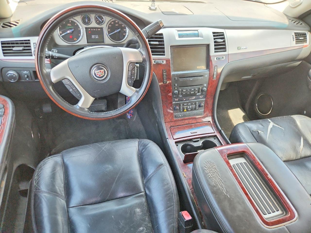 2009 Cadillac Escalade Hybrid Black vin: 1GYFC43579R197834