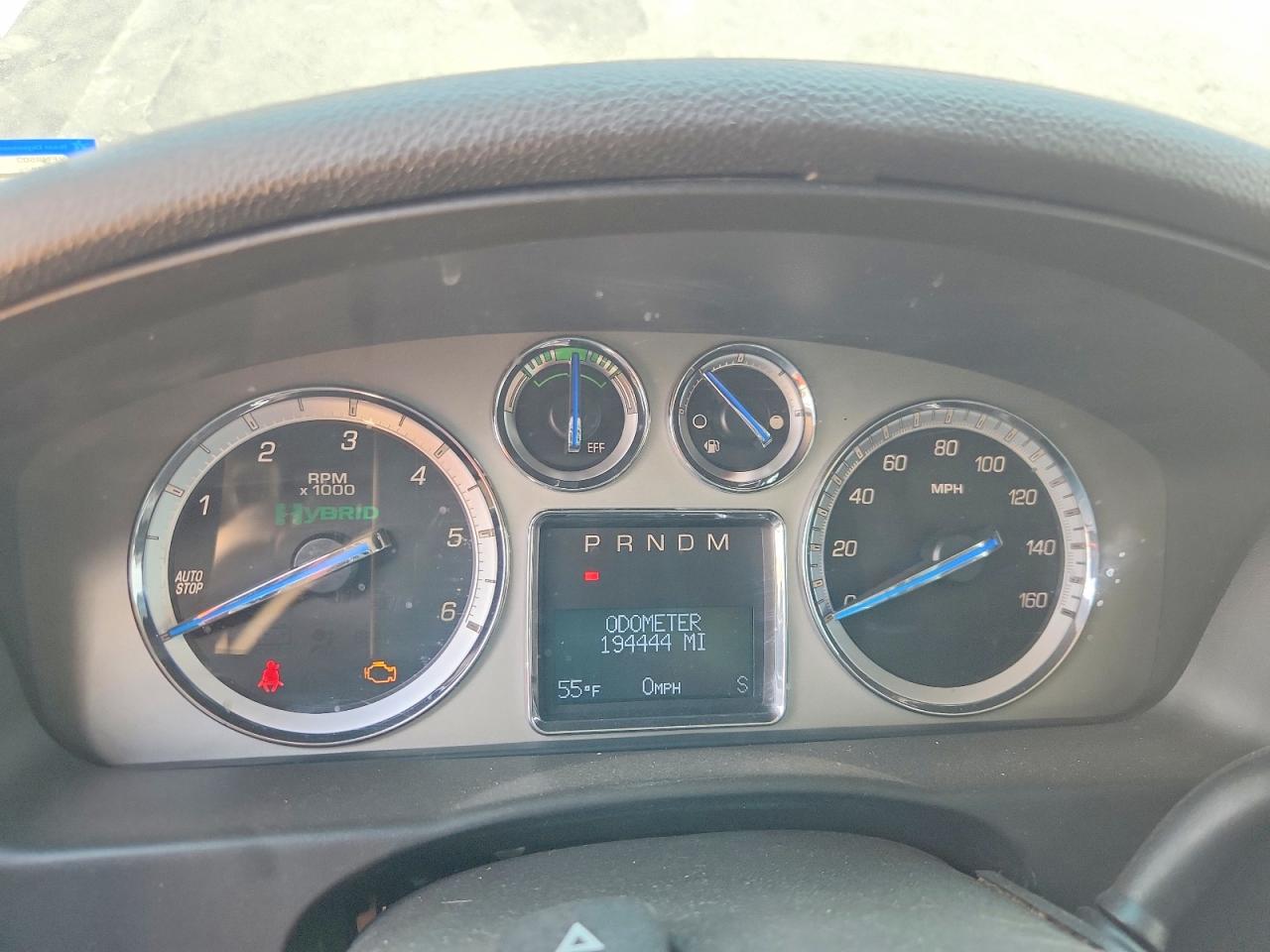 2009 Cadillac Escalade Hybrid Black vin: 1GYFC43579R197834