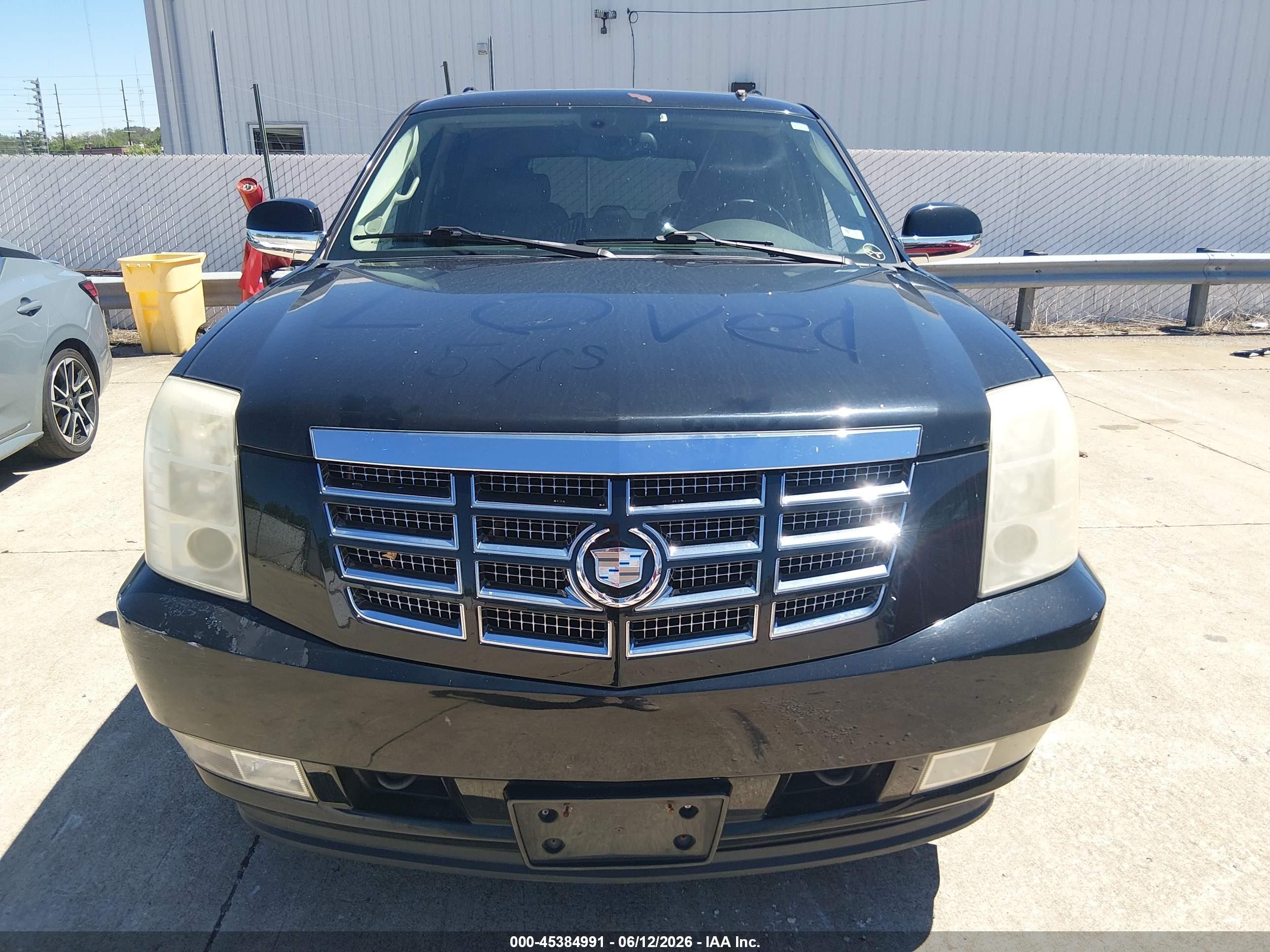 2009 Cadillac Escalade Standard Black vin: 1GYFK13249R250156