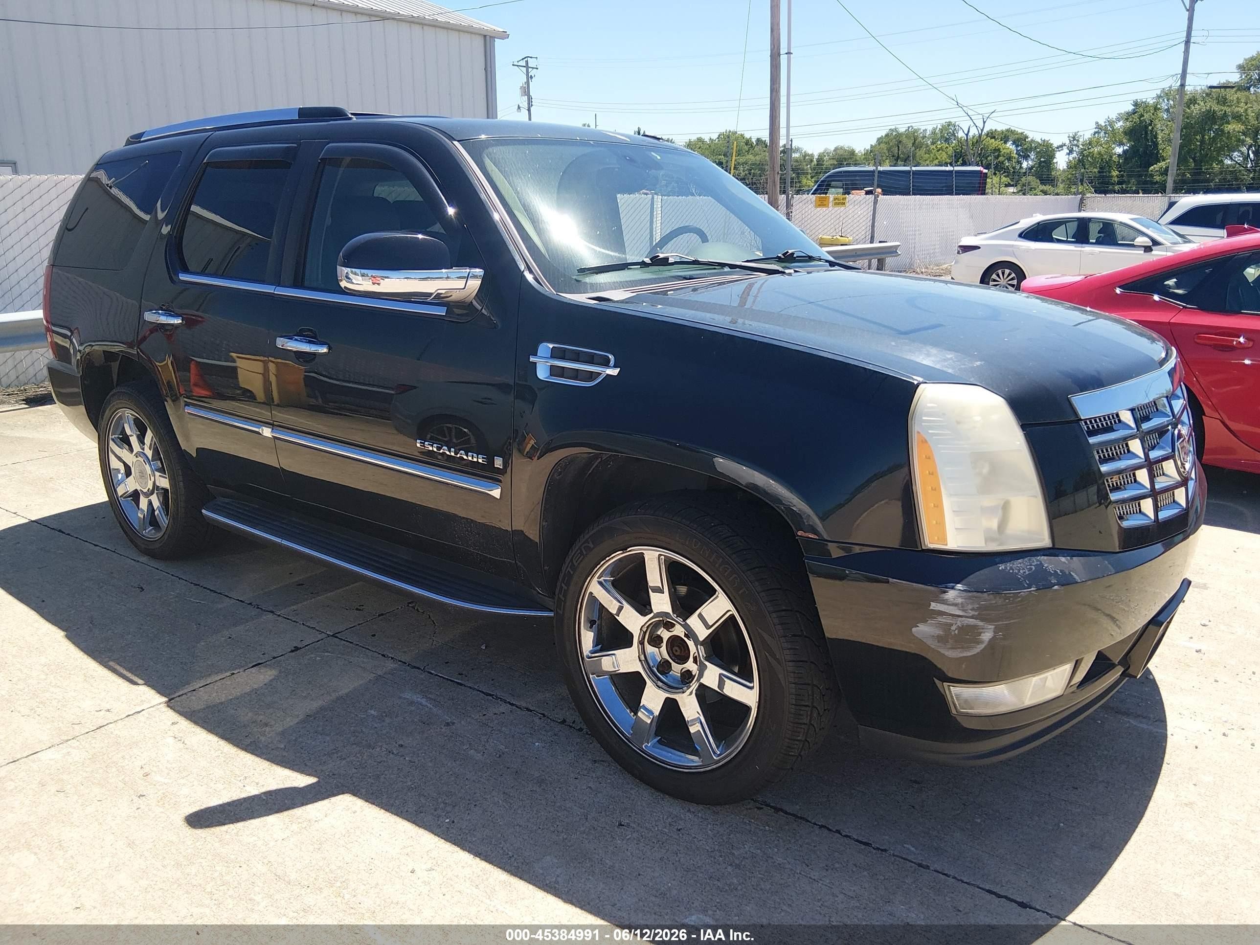 2009 Cadillac Escalade Standard Black vin: 1GYFK13249R250156