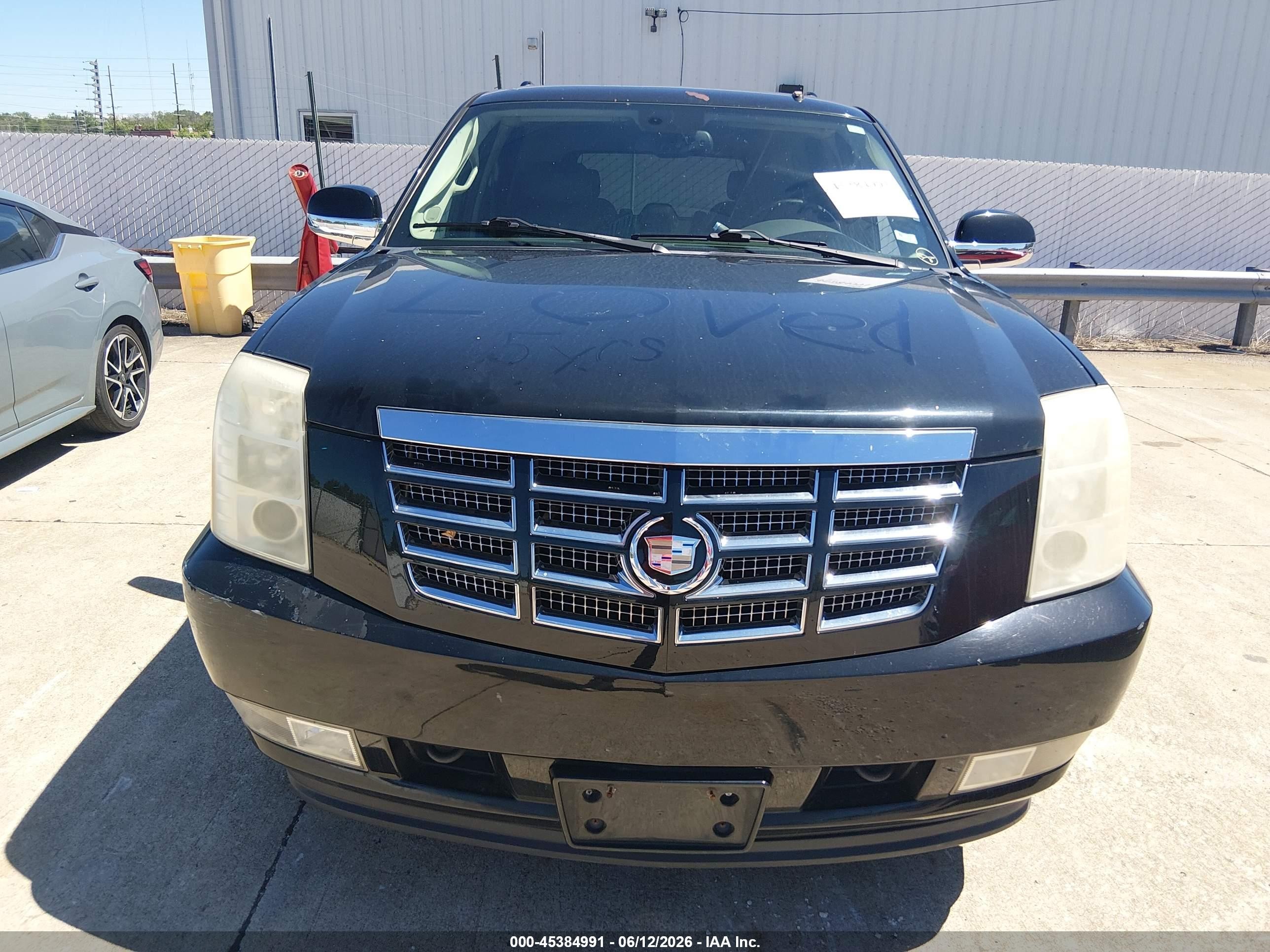 2009 Cadillac Escalade Standard Black vin: 1GYFK13249R250156