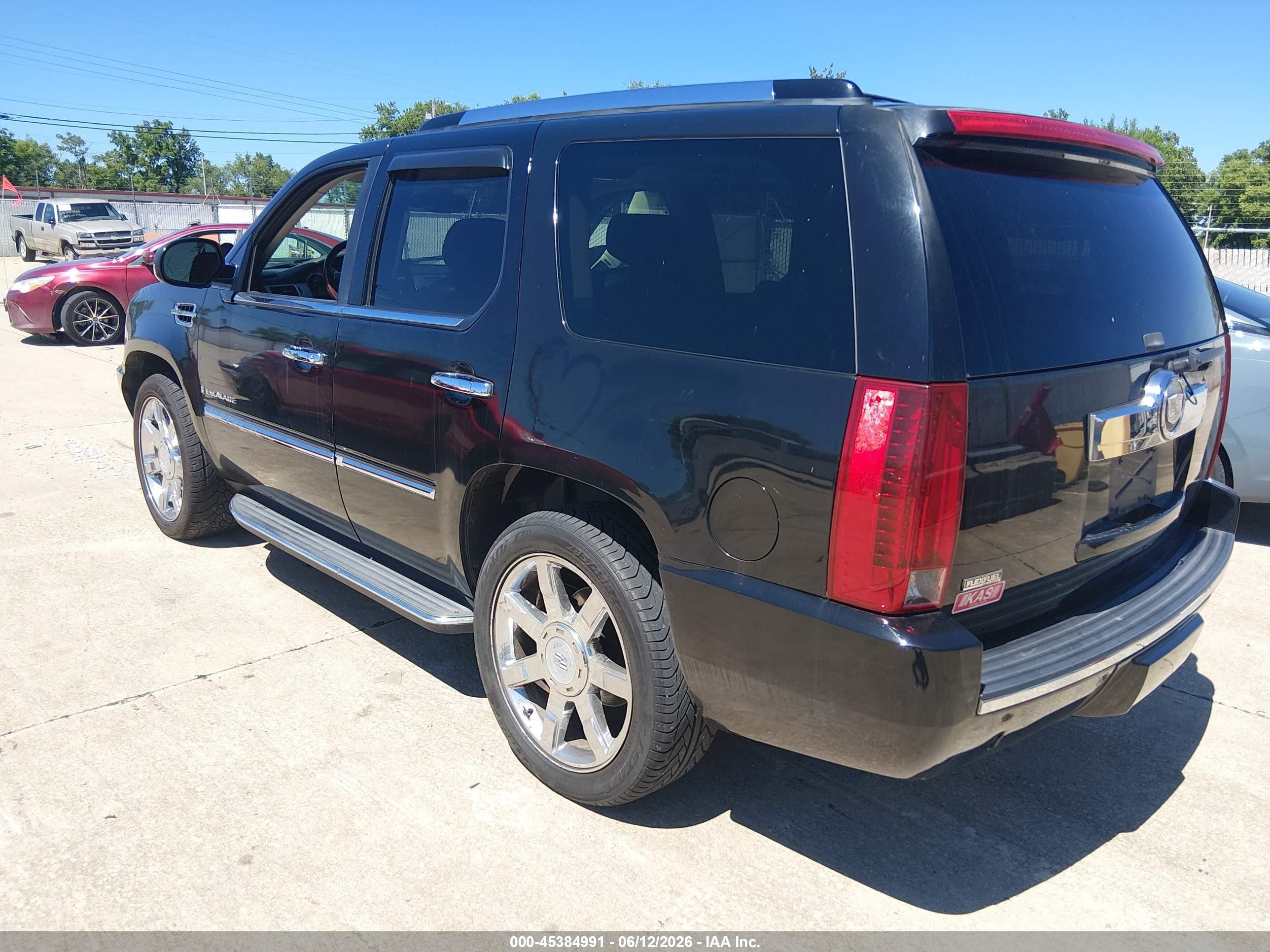 2009 Cadillac Escalade Standard Black vin: 1GYFK13249R250156
