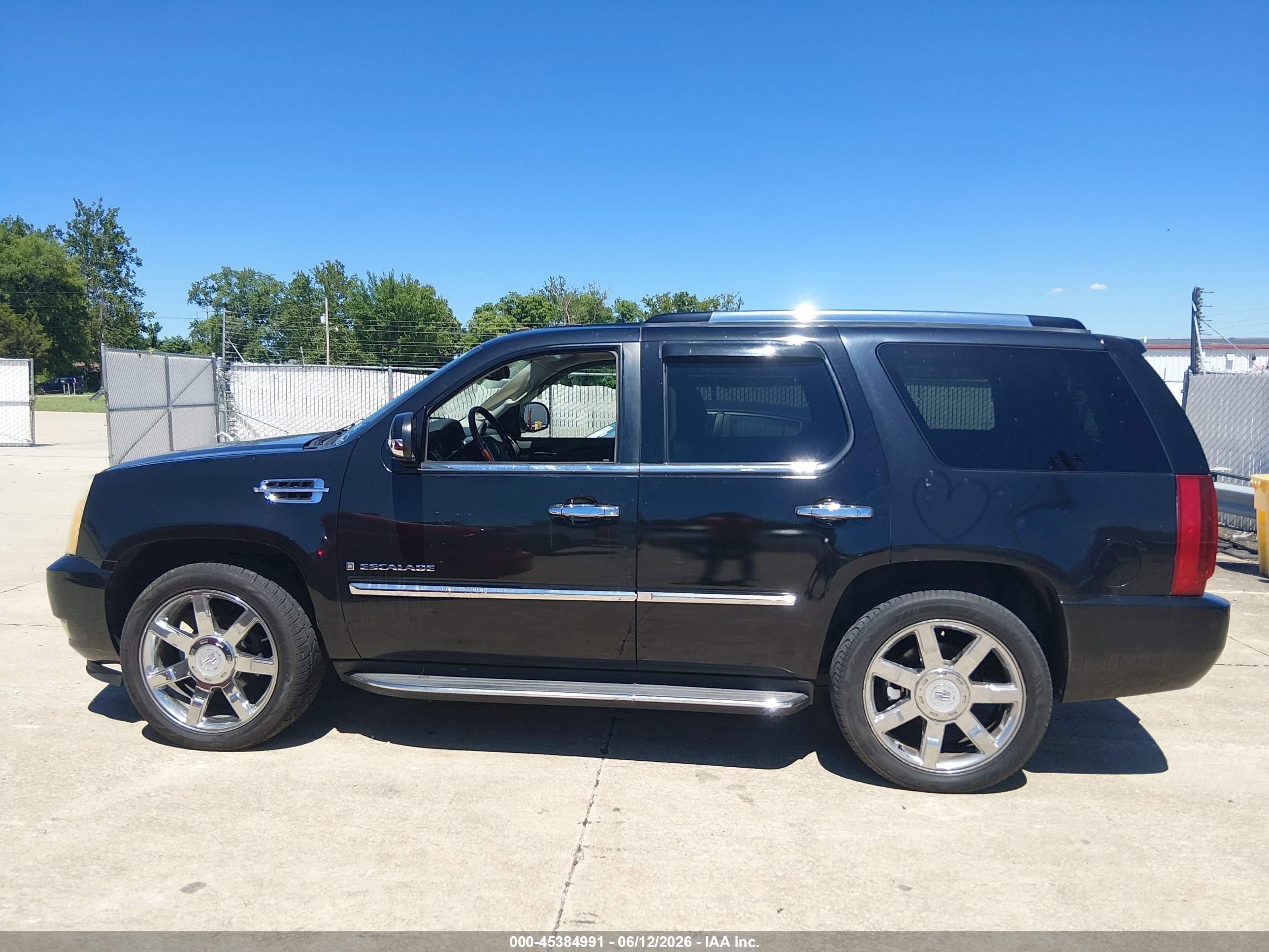 2009 Cadillac Escalade Standard Black vin: 1GYFK13249R250156