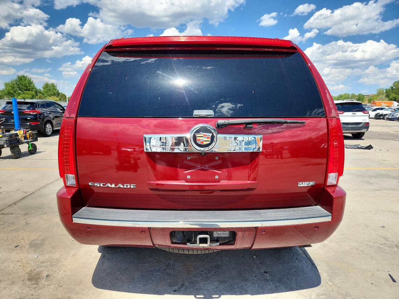 2009 Cadillac Escalade Burgundy vin: 1GYFK13289R248488