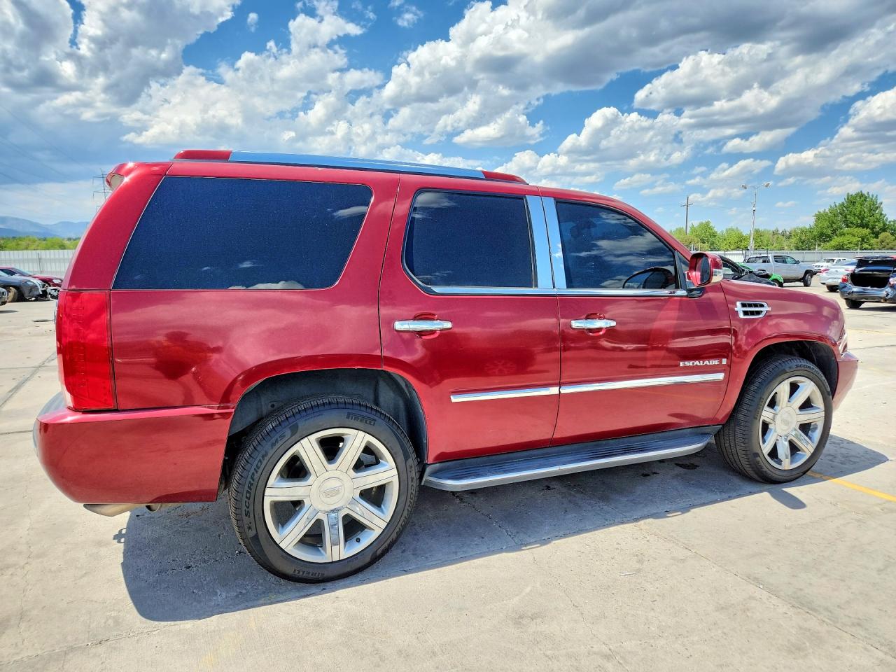 2009 Cadillac Escalade Burgundy vin: 1GYFK13289R248488