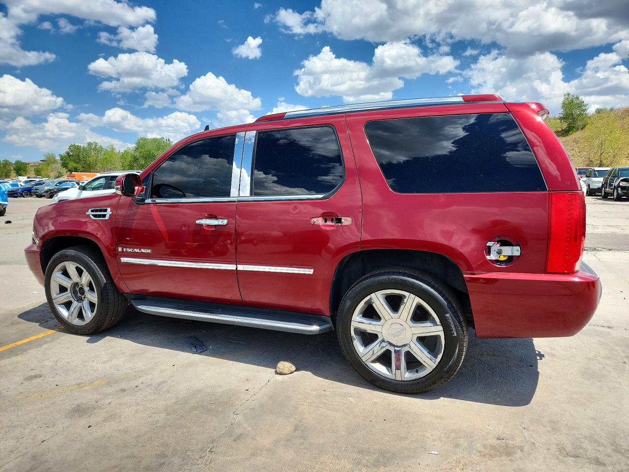 2009 Cadillac Escalade Burgundy vin: 1GYFK13289R248488
