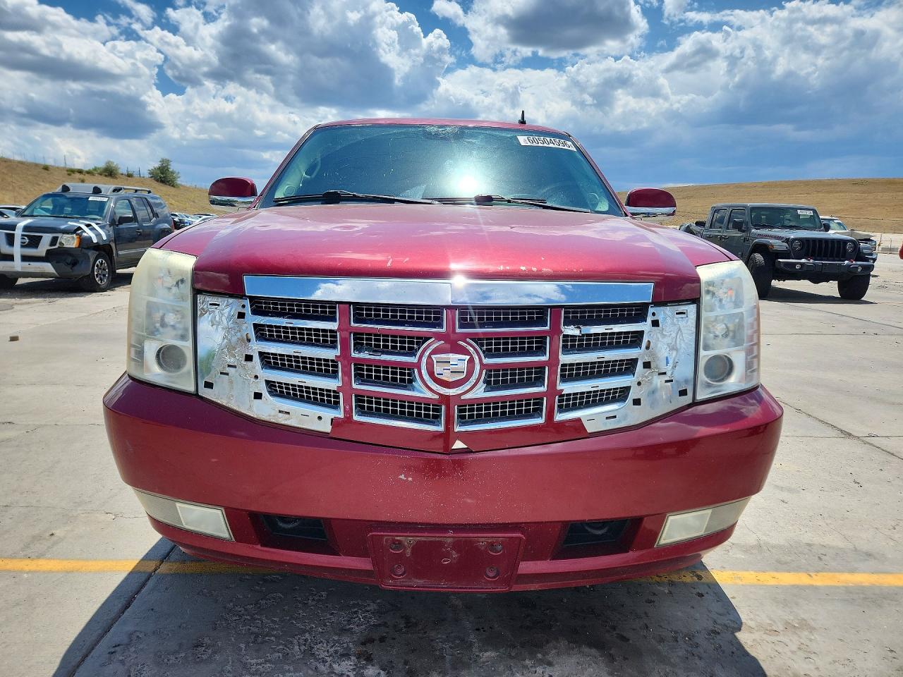 2009 Cadillac Escalade Burgundy vin: 1GYFK13289R248488