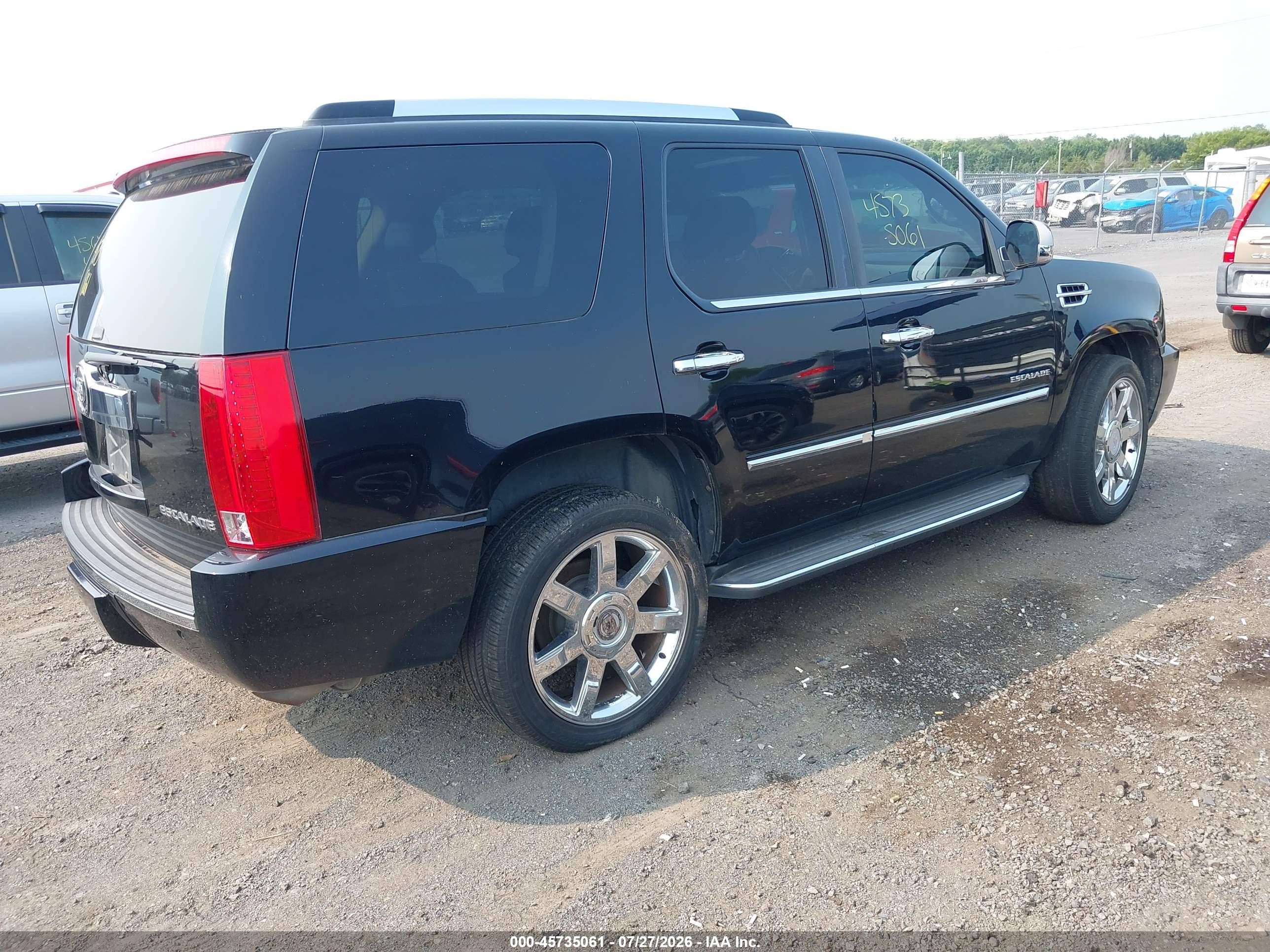2009 Cadillac Escalade Standard Black vin: 1GYFK23229R293528