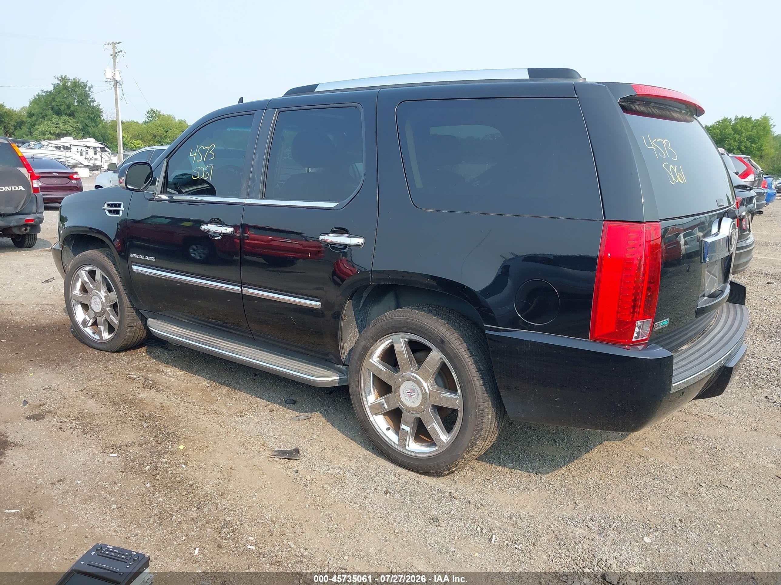 2009 Cadillac Escalade Standard Black vin: 1GYFK23229R293528