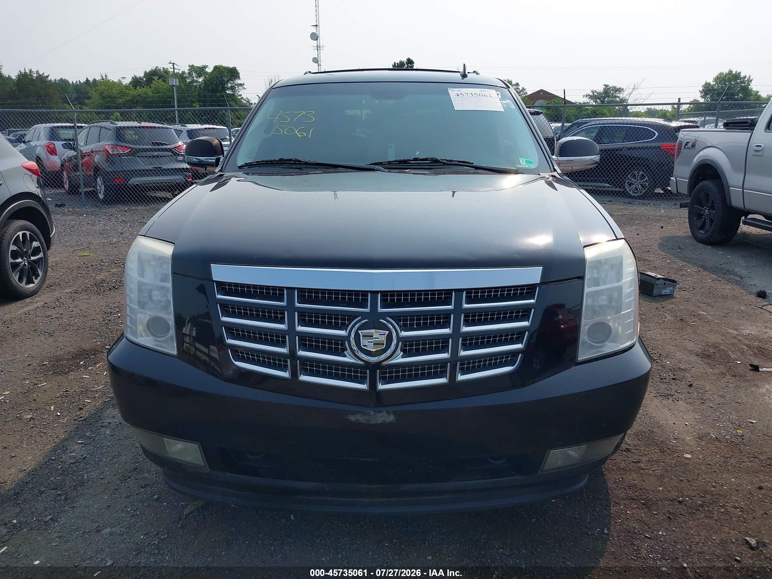 2009 Cadillac Escalade Standard Black vin: 1GYFK23229R293528