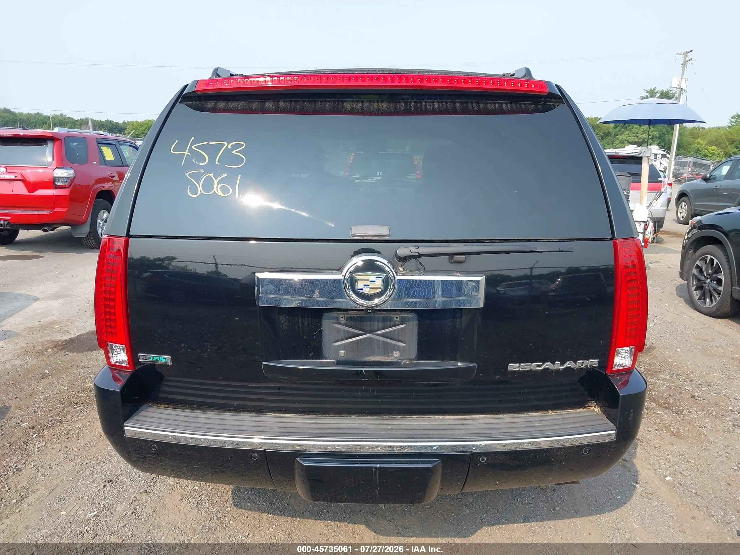 2009 Cadillac Escalade Standard Black vin: 1GYFK23229R293528