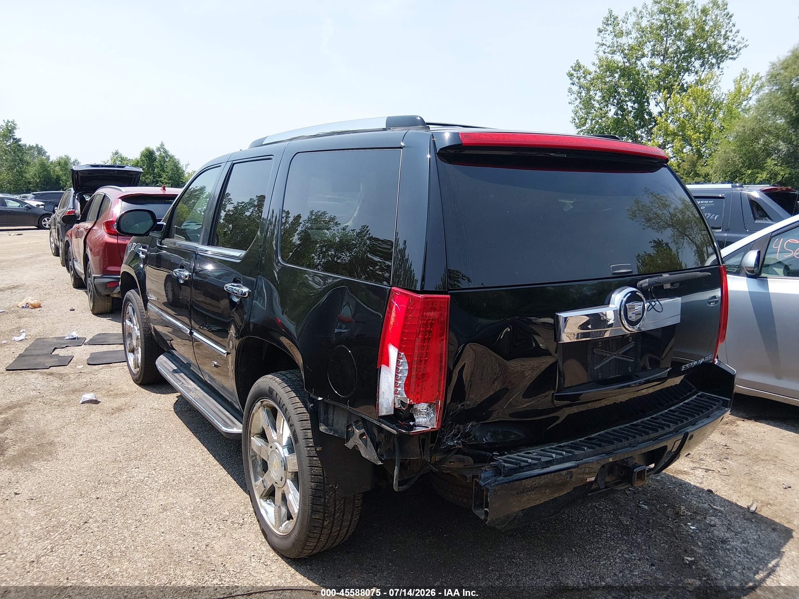 2009 Cadillac Escalade Standard Черный vin: 1GYFK23239R265284
