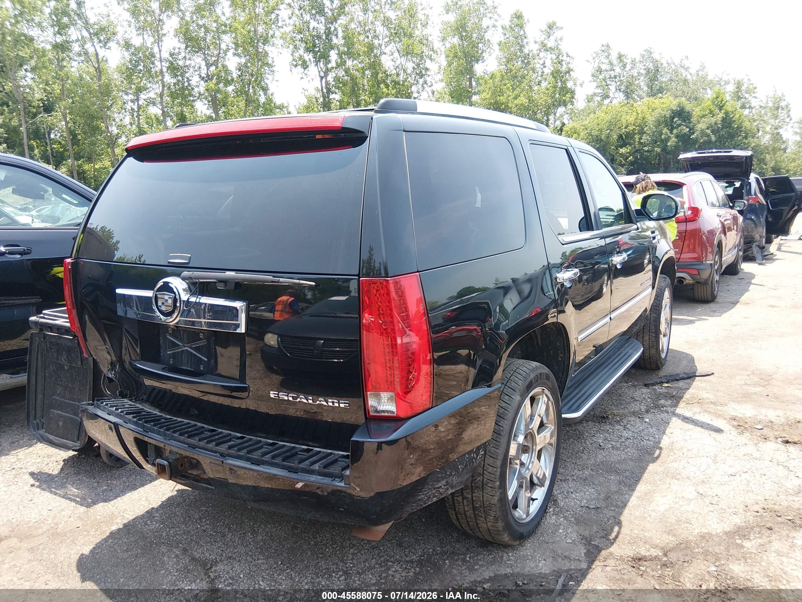 2009 Cadillac Escalade Standard Черный vin: 1GYFK23239R265284