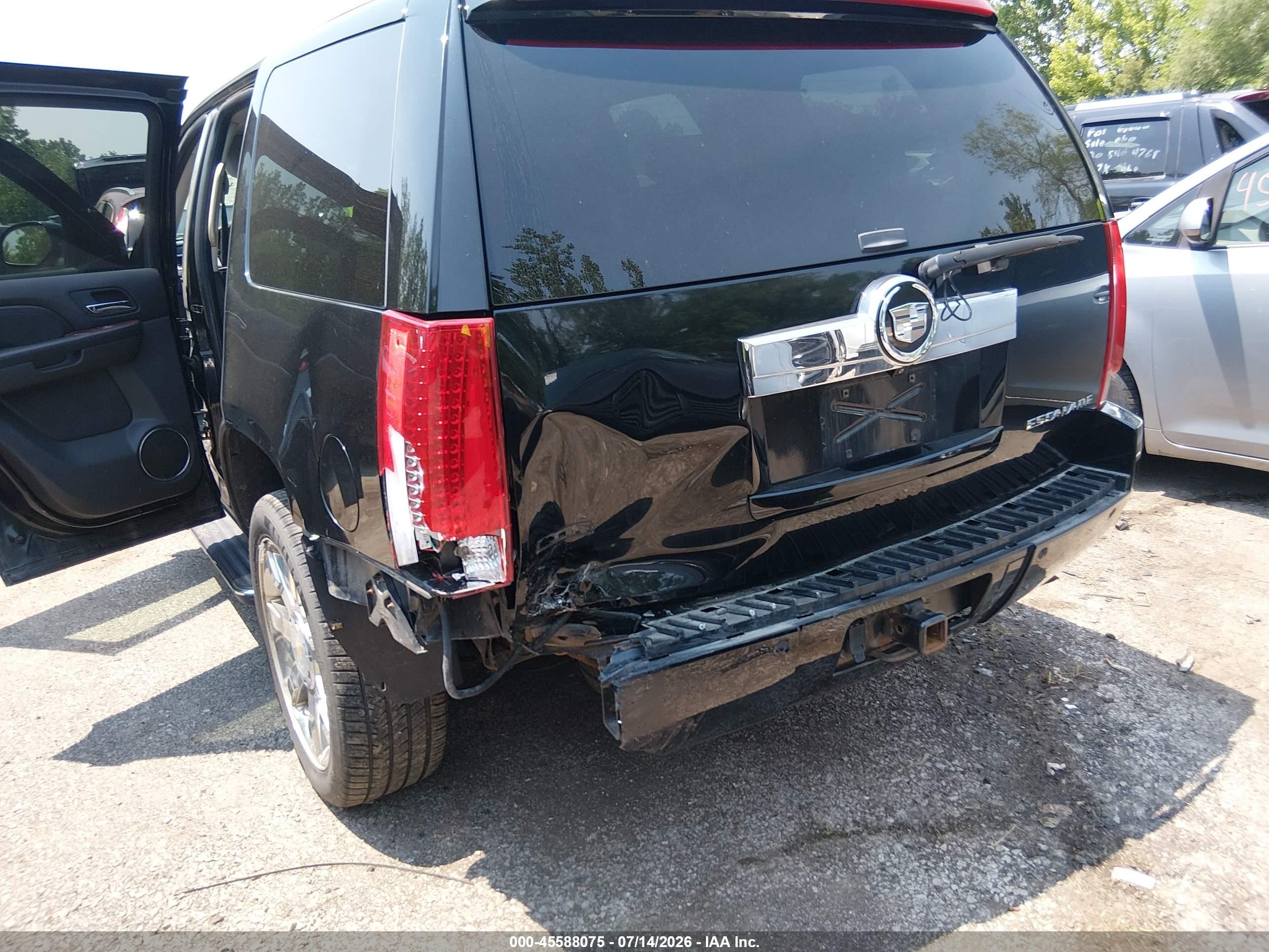 2009 Cadillac Escalade Standard Черный vin: 1GYFK23239R265284