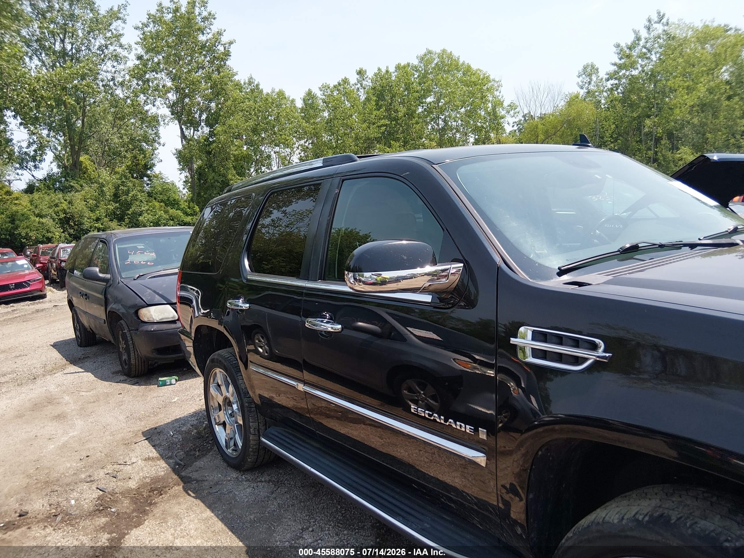 2009 Cadillac Escalade Standard Черный vin: 1GYFK23239R265284