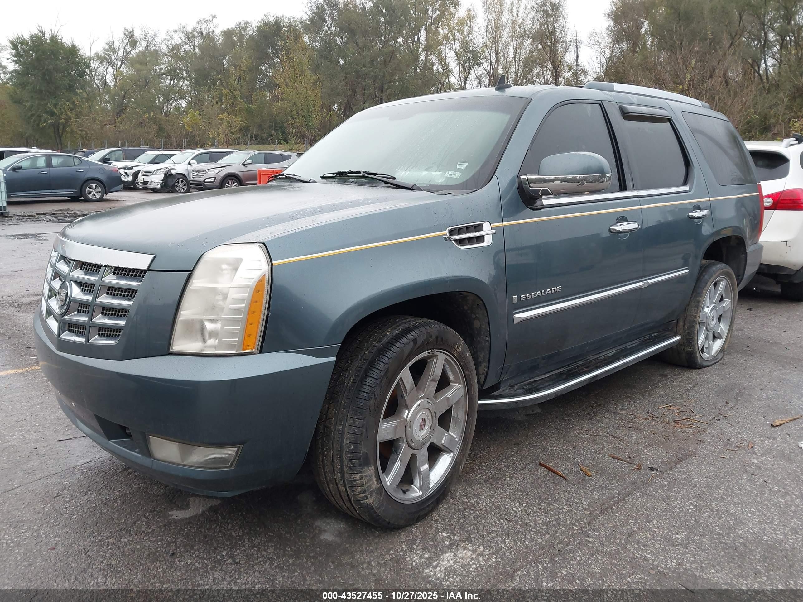 2009 Cadillac Escalade Standard Синий vin: 1GYFK23249R122697