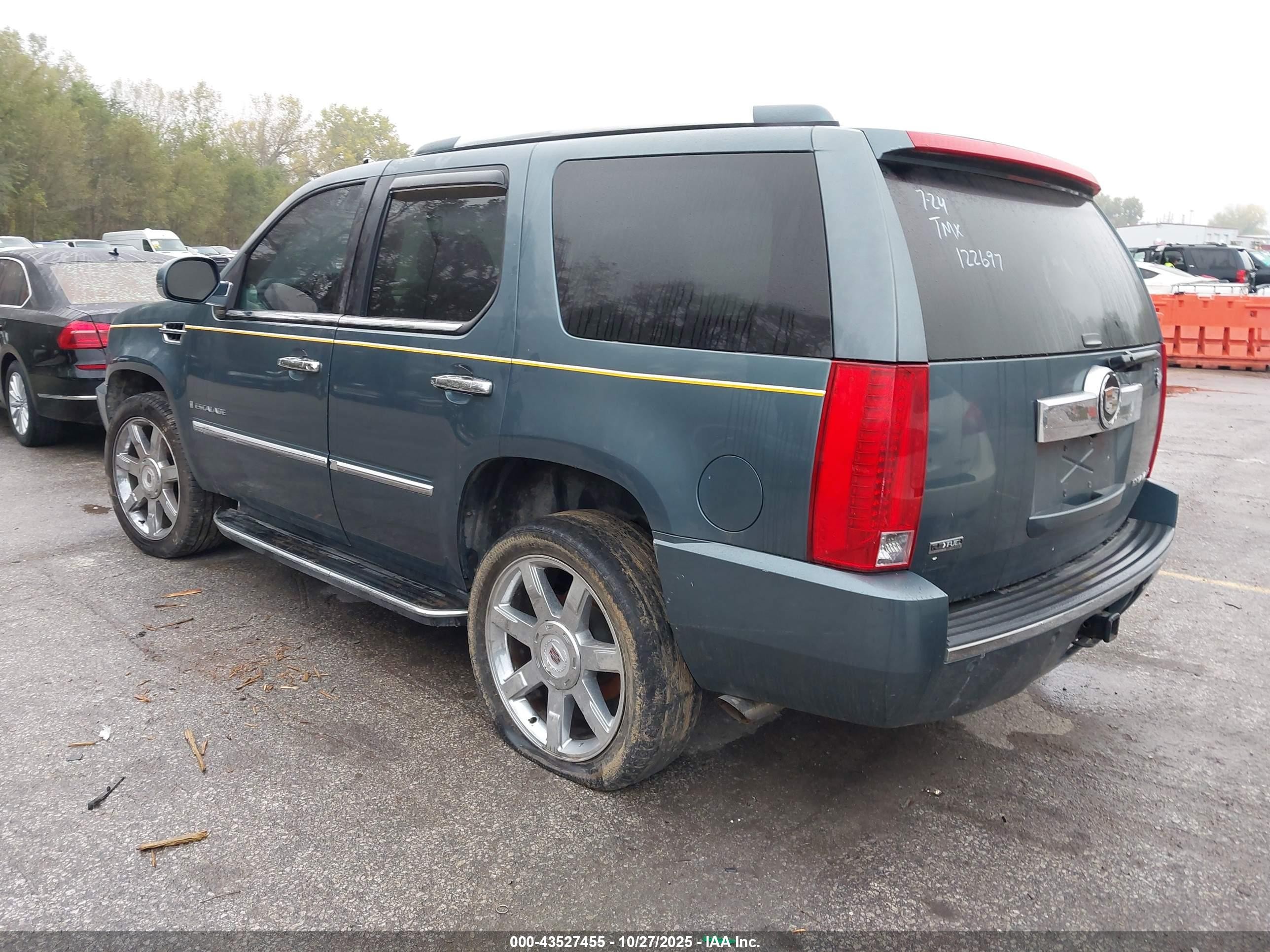2009 Cadillac Escalade Standard Синий vin: 1GYFK23249R122697