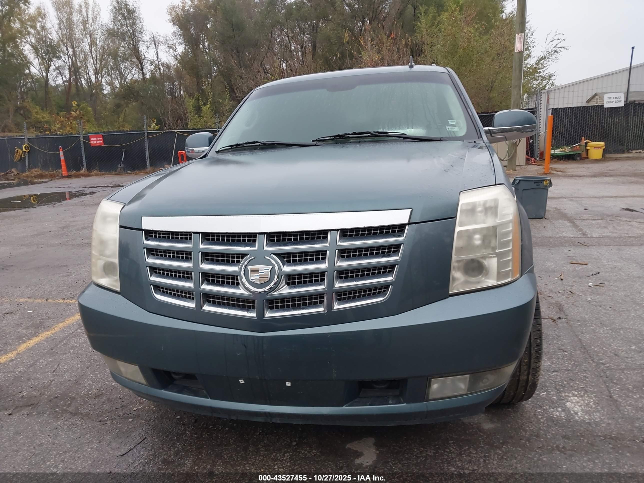 2009 Cadillac Escalade Standard Синий vin: 1GYFK23249R122697