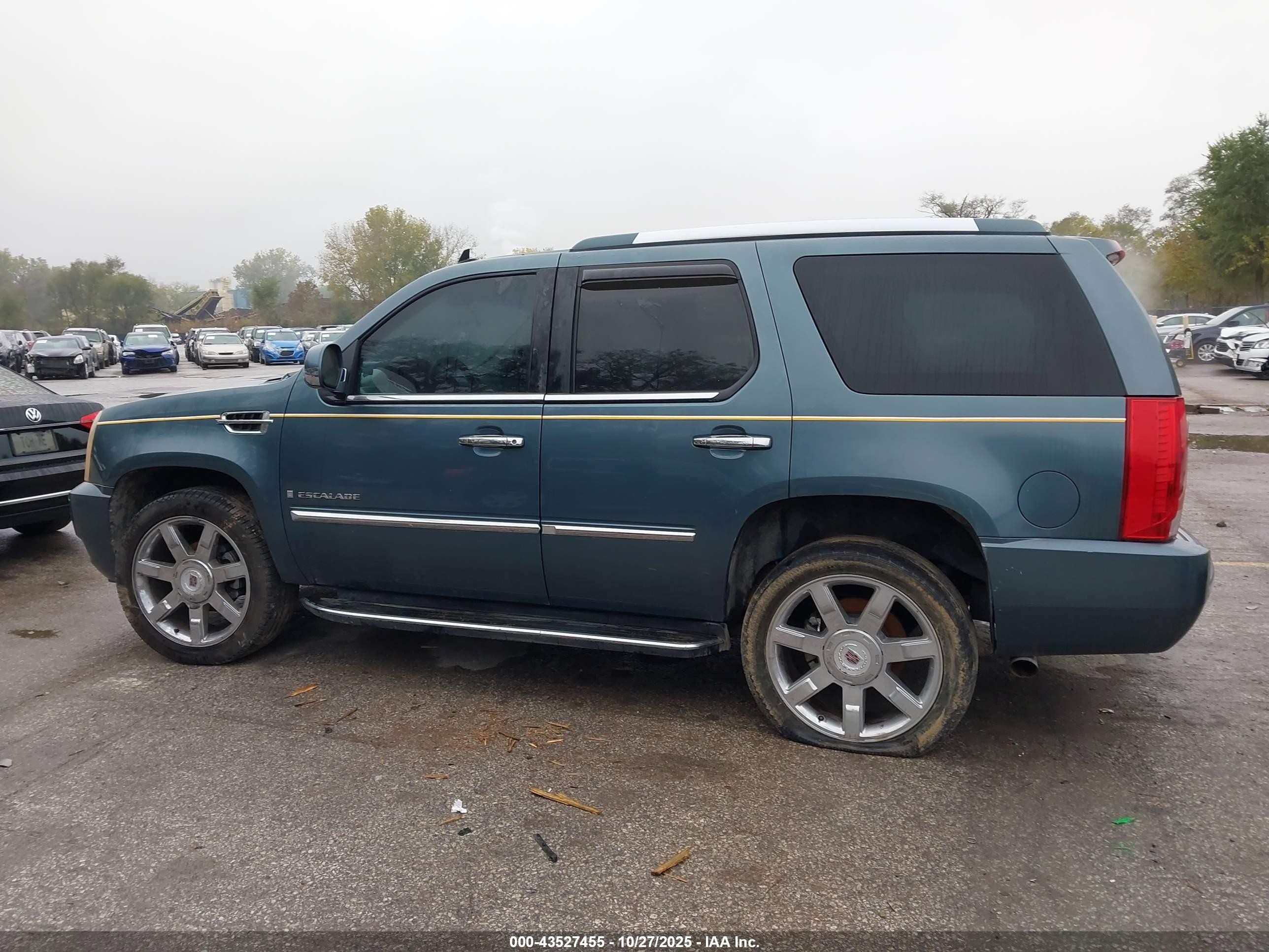 2009 Cadillac Escalade Standard Синий vin: 1GYFK23249R122697
