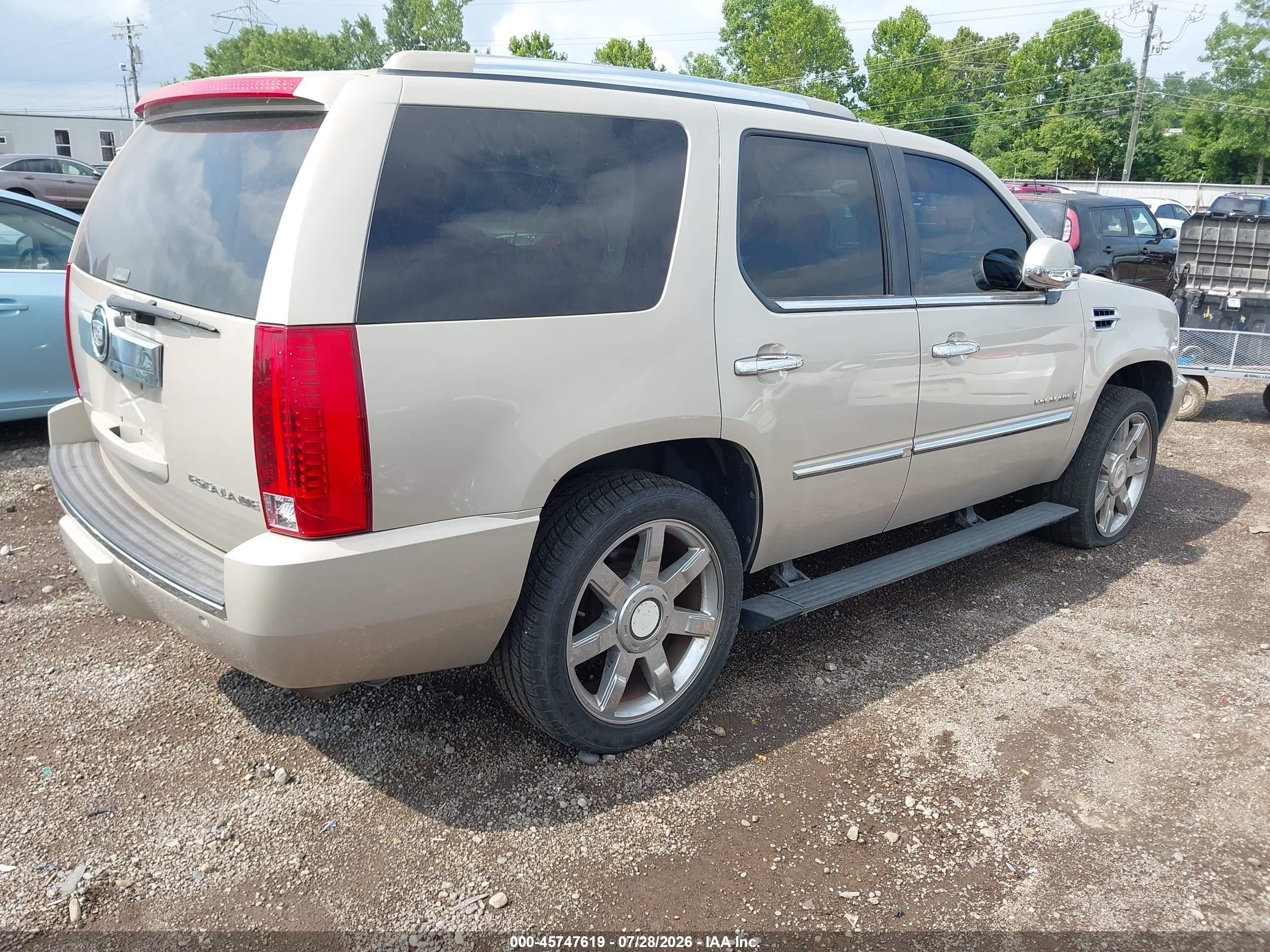 2009 Cadillac Escalade Standard Beige vin: 1GYFK23289R205338