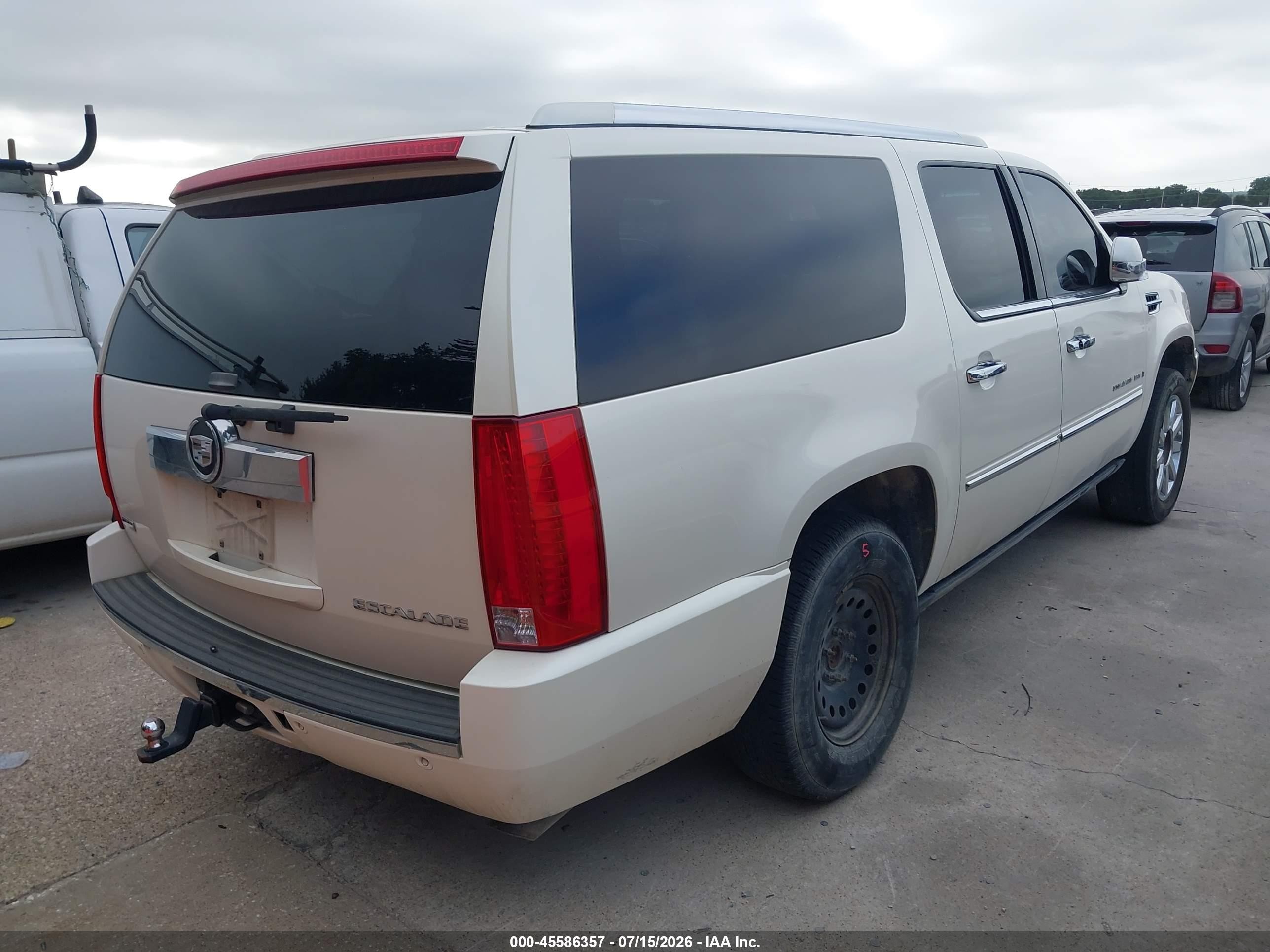 2009 Cadillac Escalade Esv Standard Cream vin: 1GYFK26279R148545