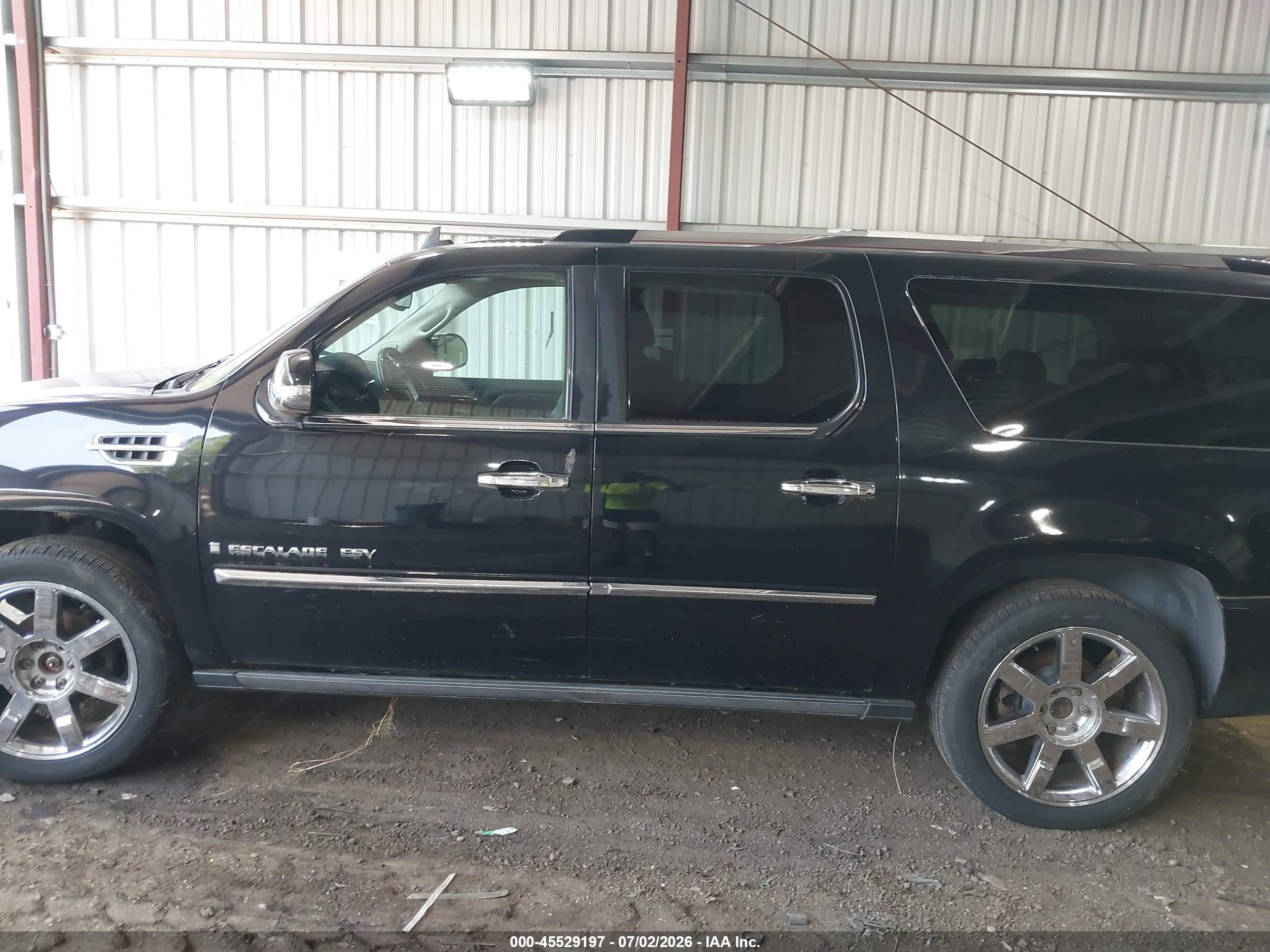 2009 Cadillac Escalade Esv Standard Black vin: 1GYFK26279R211823