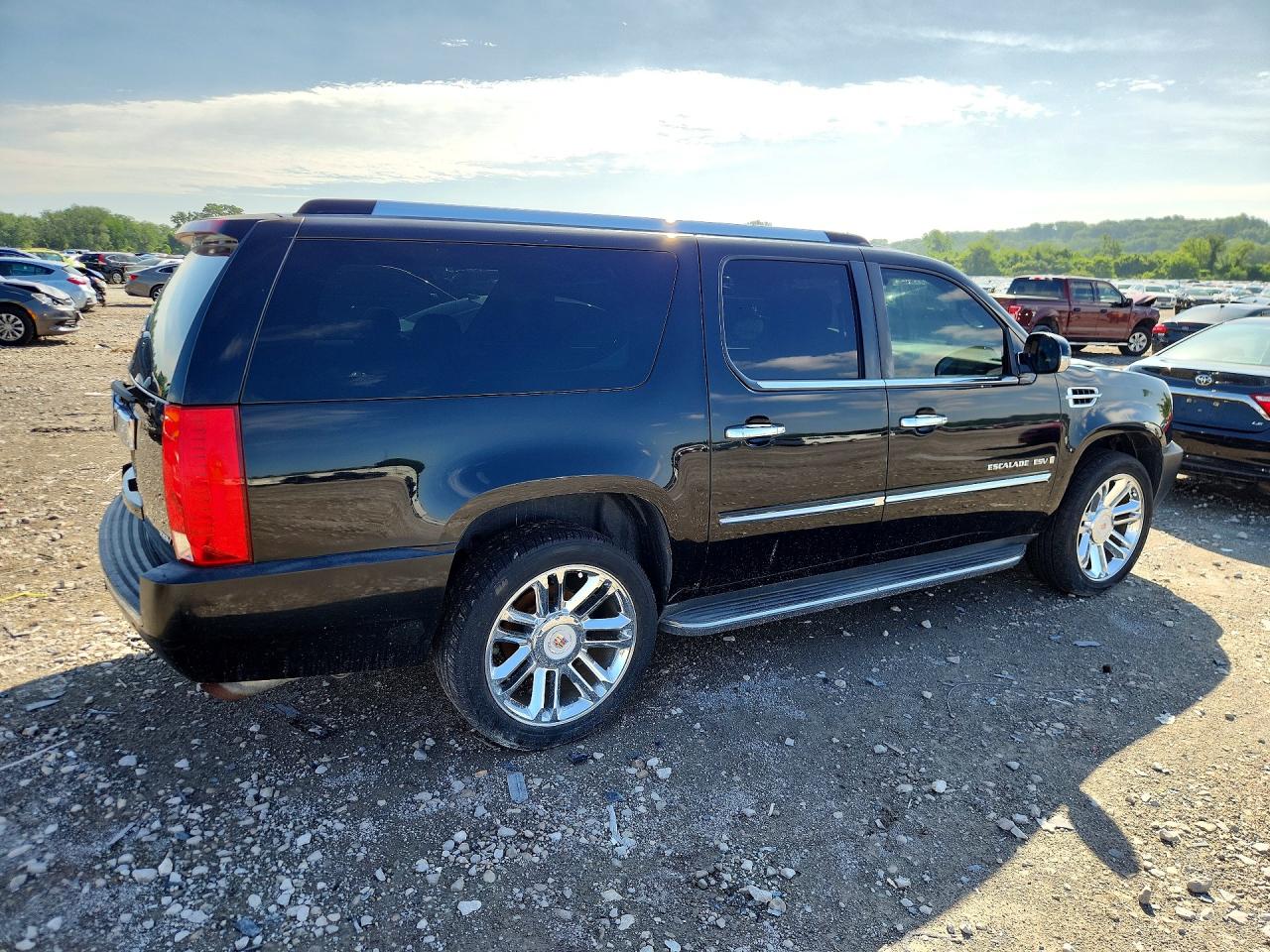 2009 Cadillac Escalade Esv Luxury Black vin: 1GYFK26299R113263