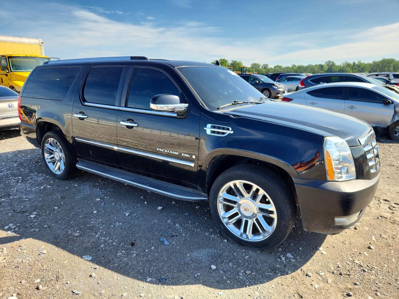 2009 Cadillac Escalade Esv Luxury Black vin: 1GYFK26299R113263