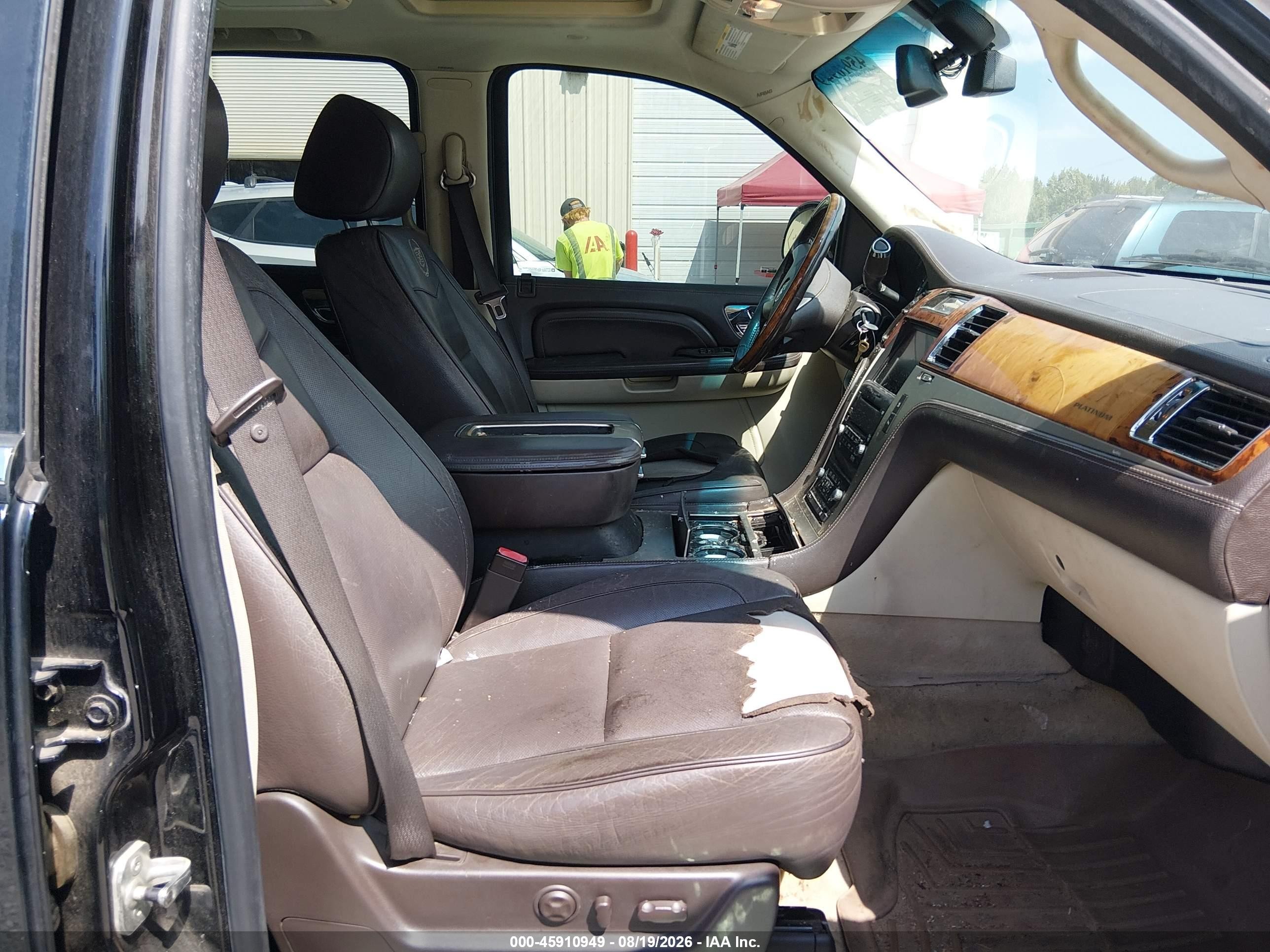 2009 Cadillac Escalade Esv Platinum Edition Black vin: 1GYFK36209R176774
