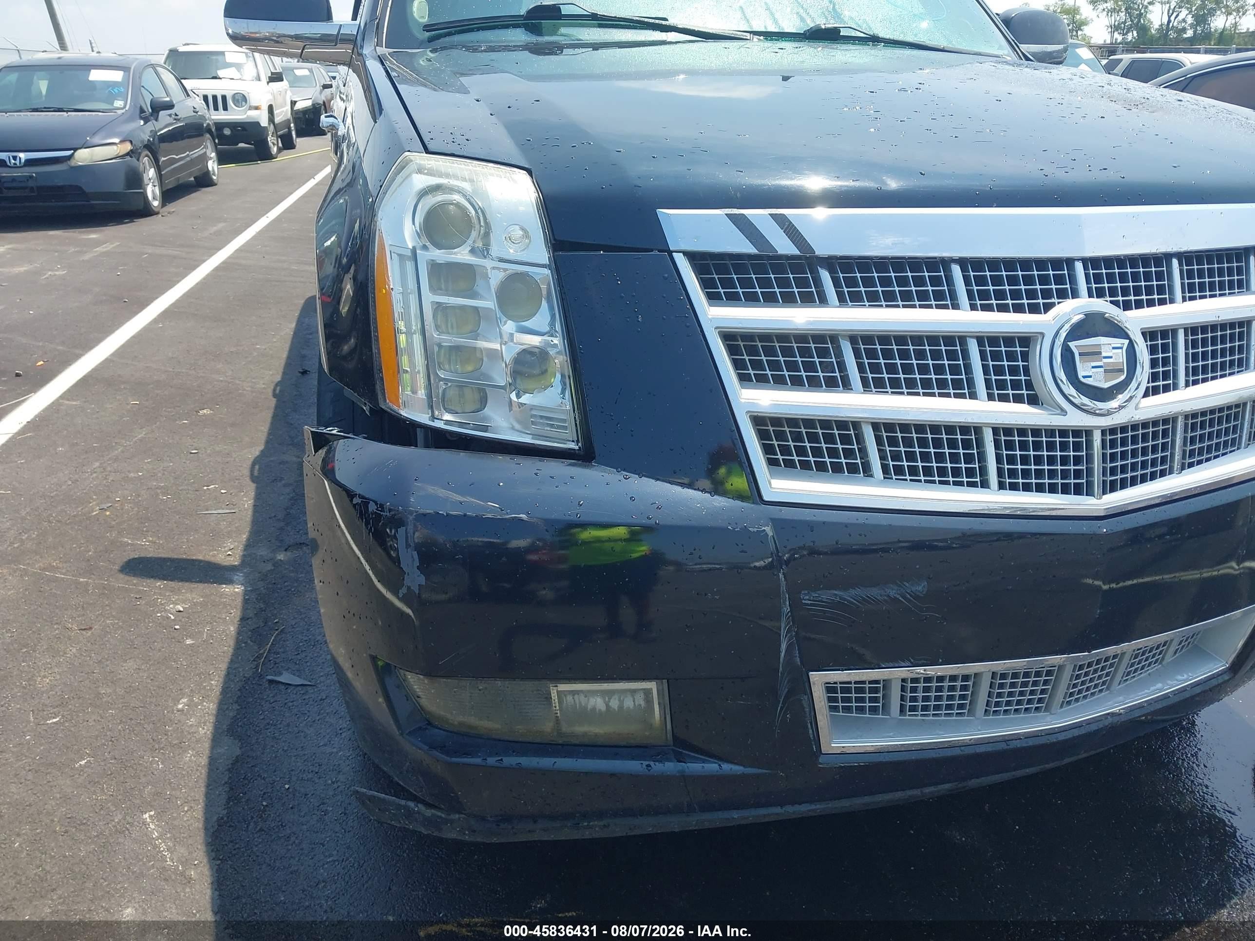 2009 Cadillac Escalade Esv Platinum Edition Black vin: 1GYFK36249R264887